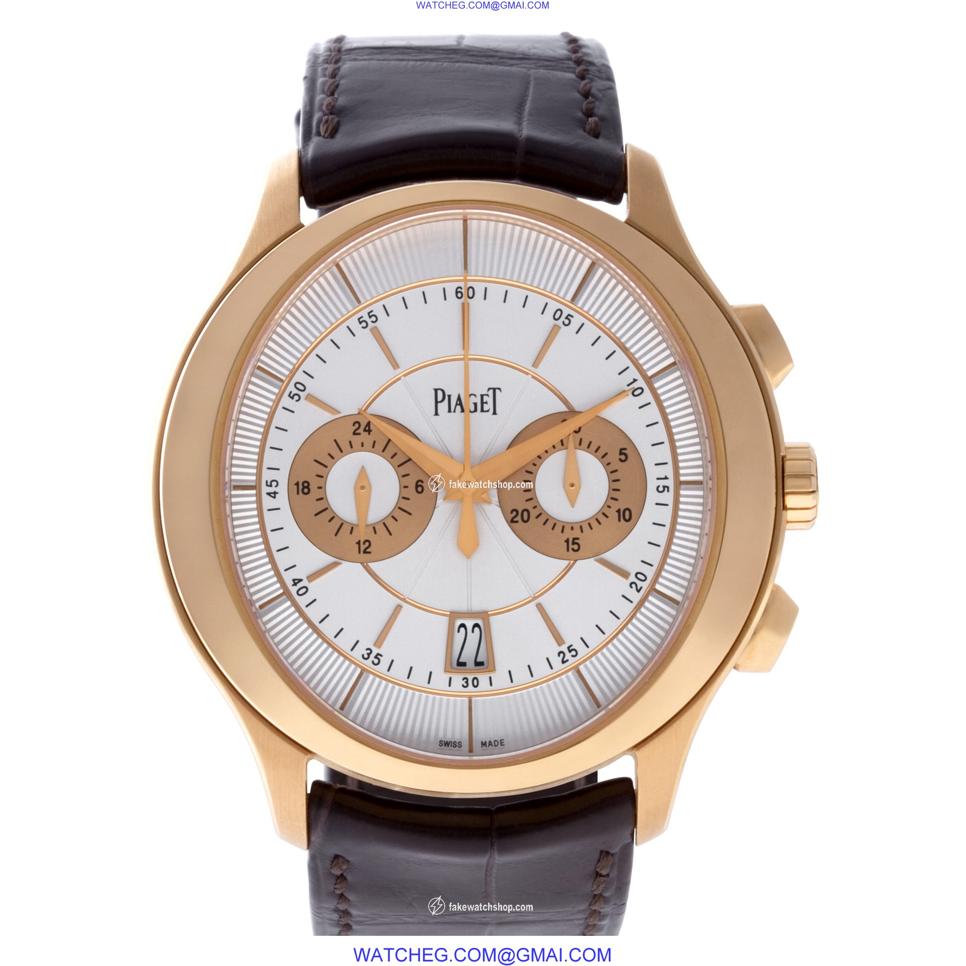 Piaget GOA37112 Gouvernour Automatic Male 18k rose gold