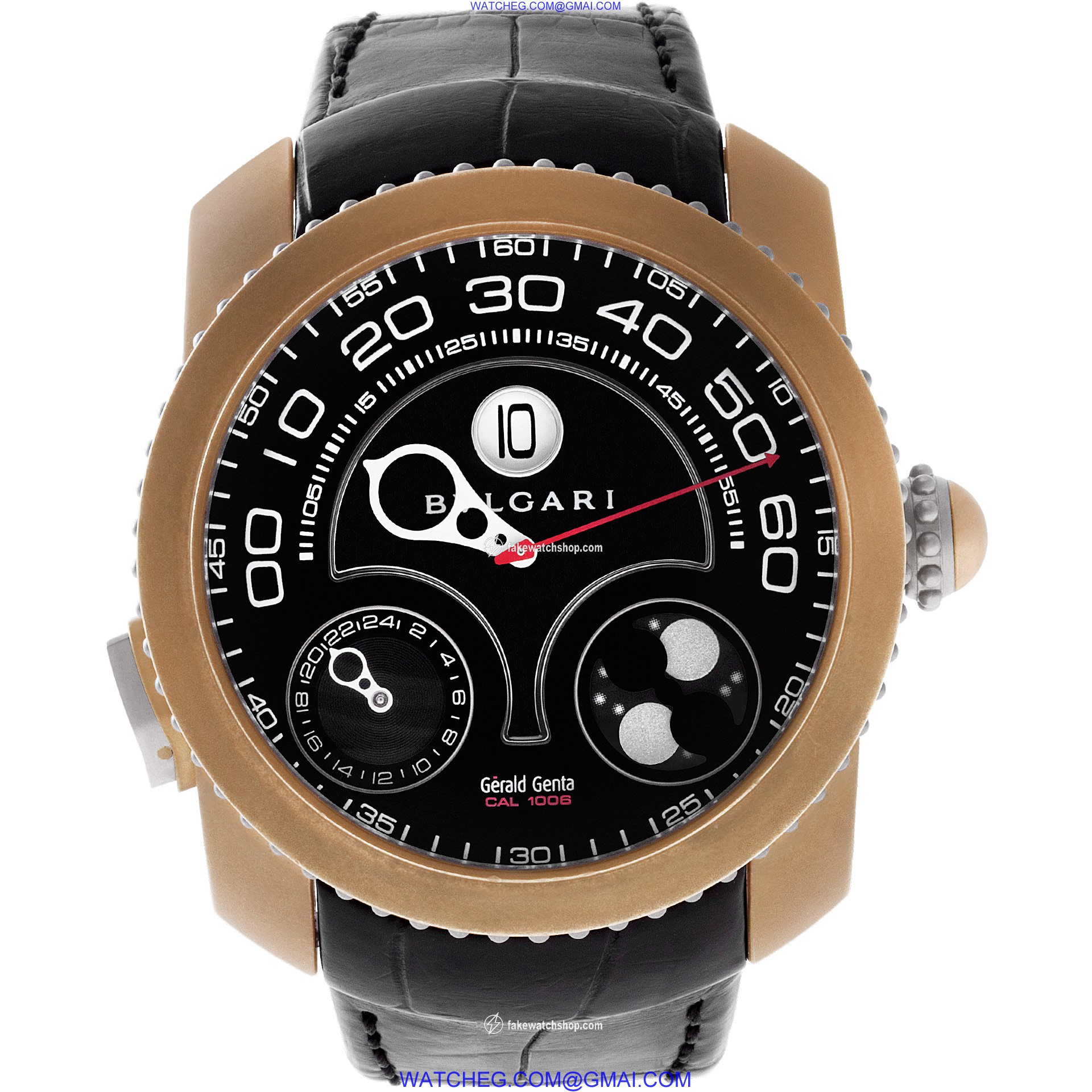 Bvlgari GSH.Y.98 MPGMT Gefica Automatic Male Bronze & Titanium