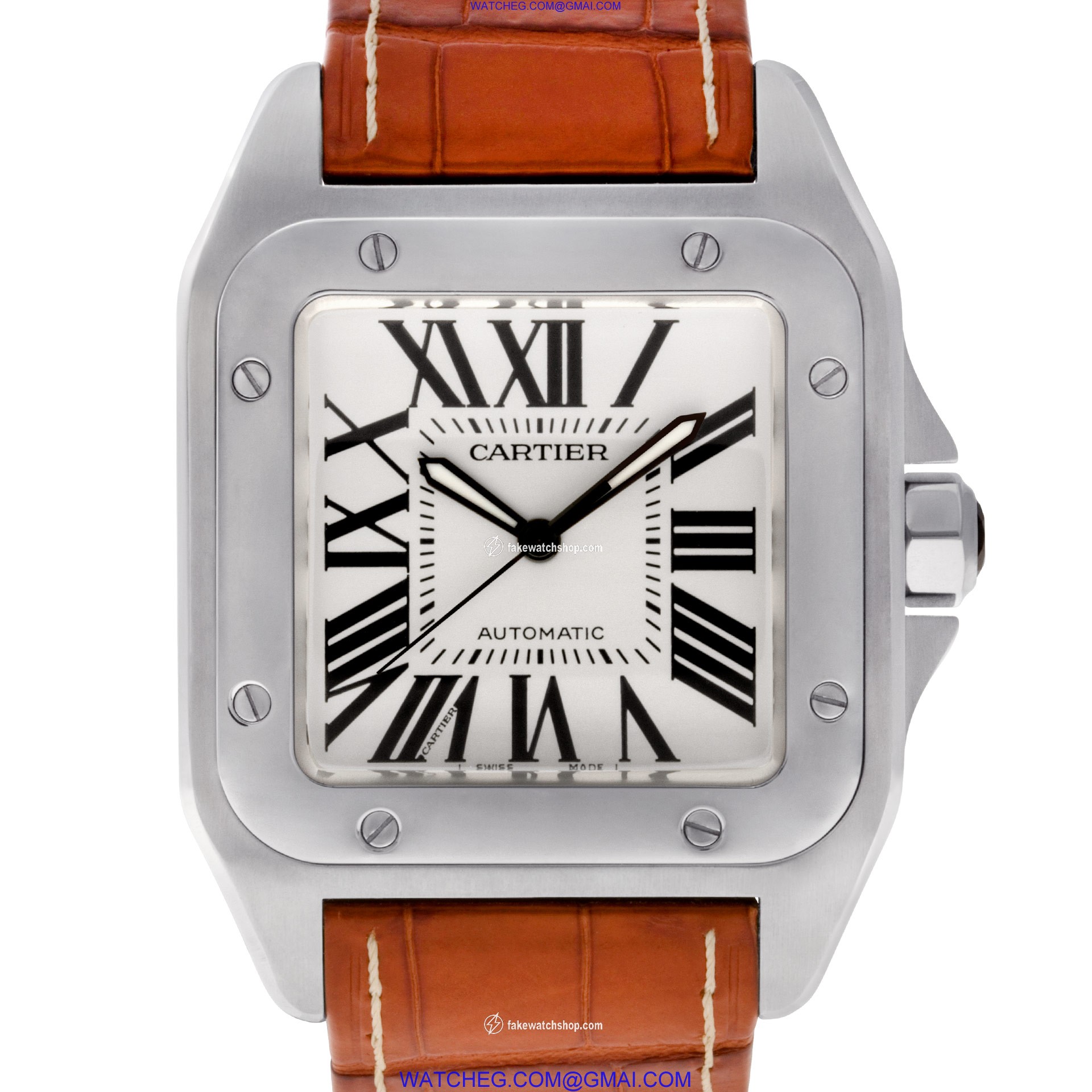 Cartier W20073X8 Santos 100 Automatic Male Stainless Steel