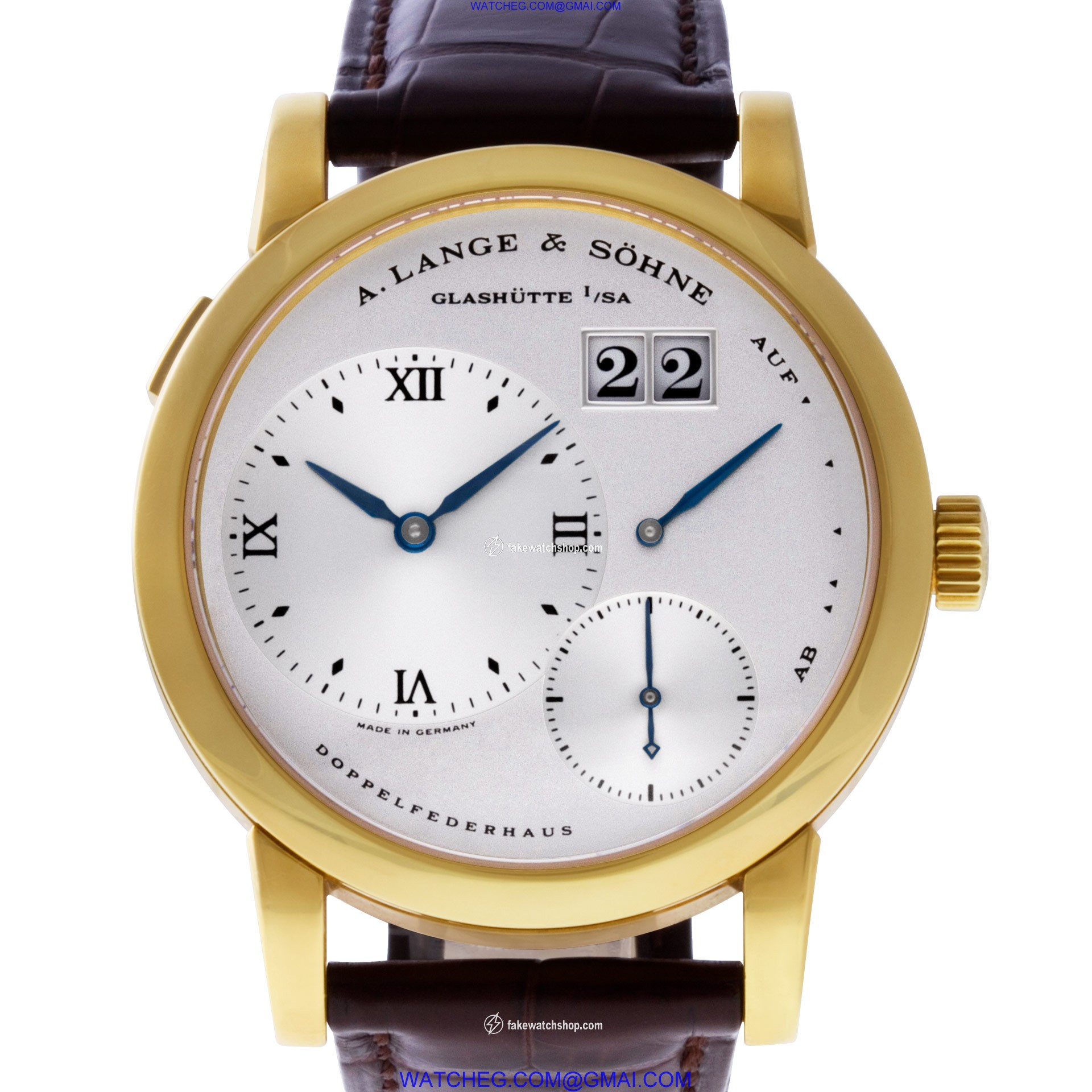 A. Lange & Sohne 101.022 Lange 1 Manual Male 18k Yellow Gold