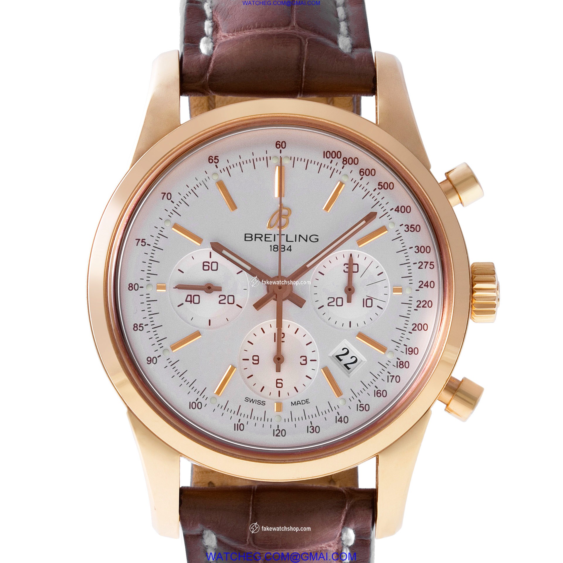 Breitling RB 0152 Transocean Chronograph Automatic Male 18k rose gold