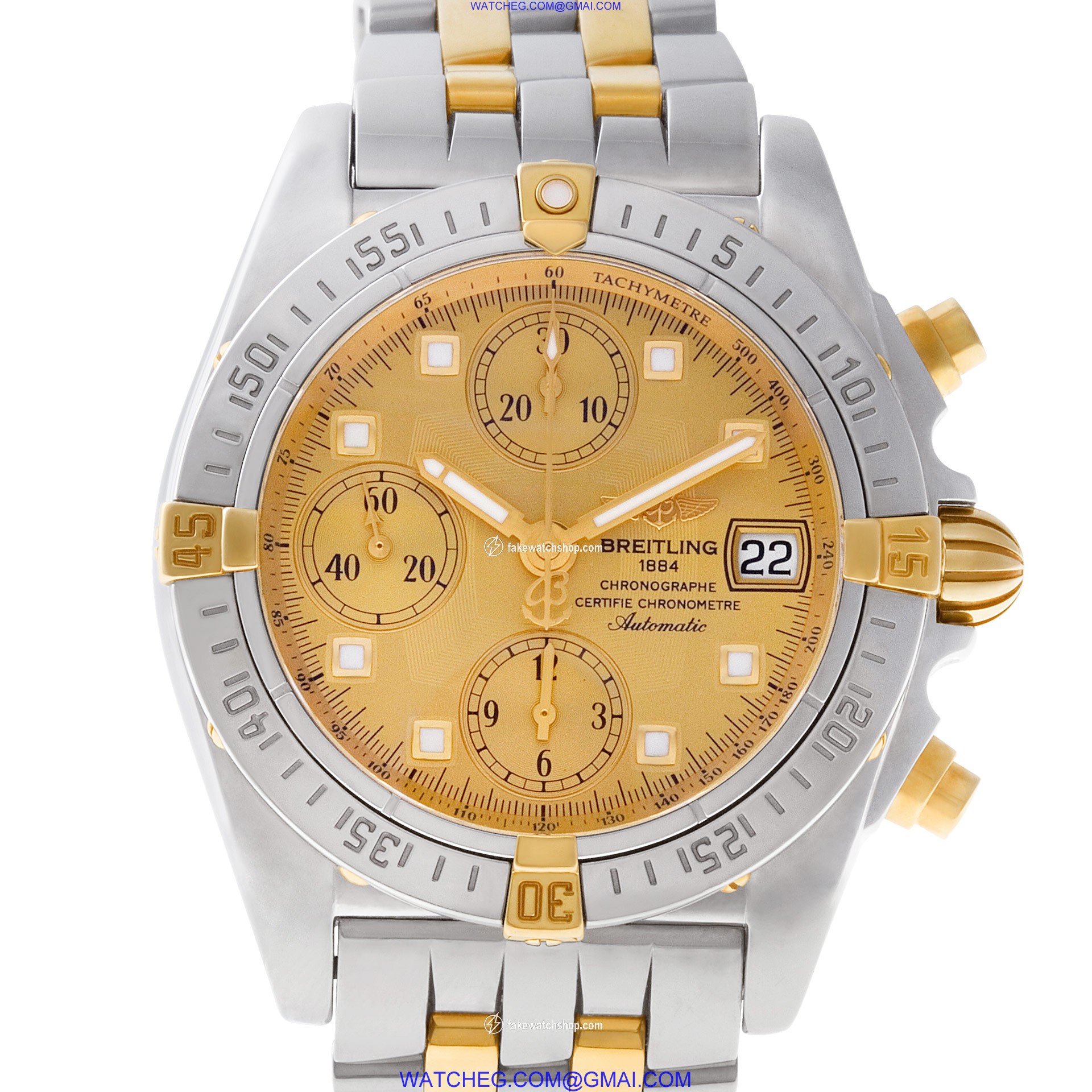 Breitling B13358 Chrono Cockpit Automatic Male 18k gold & Stainless Steel