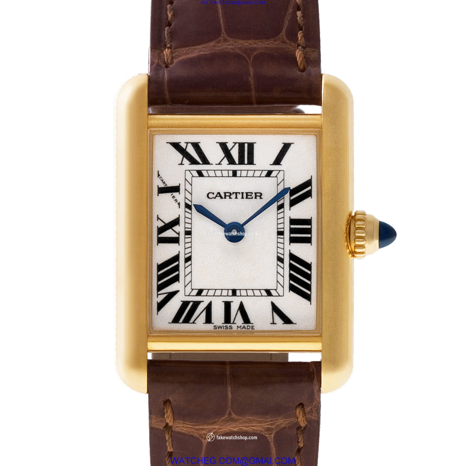 Cartier 2442 Tank Quartz Female 18k yellow gold