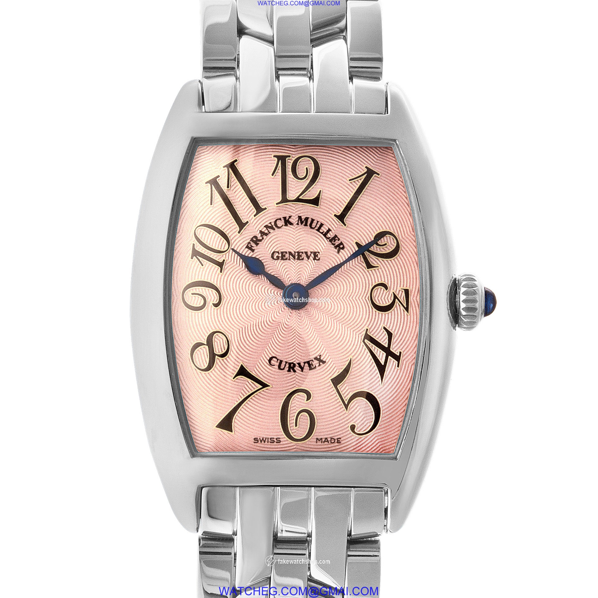 Franck Muller 1752 QZ Curvex Quartz Female Stainless Steel