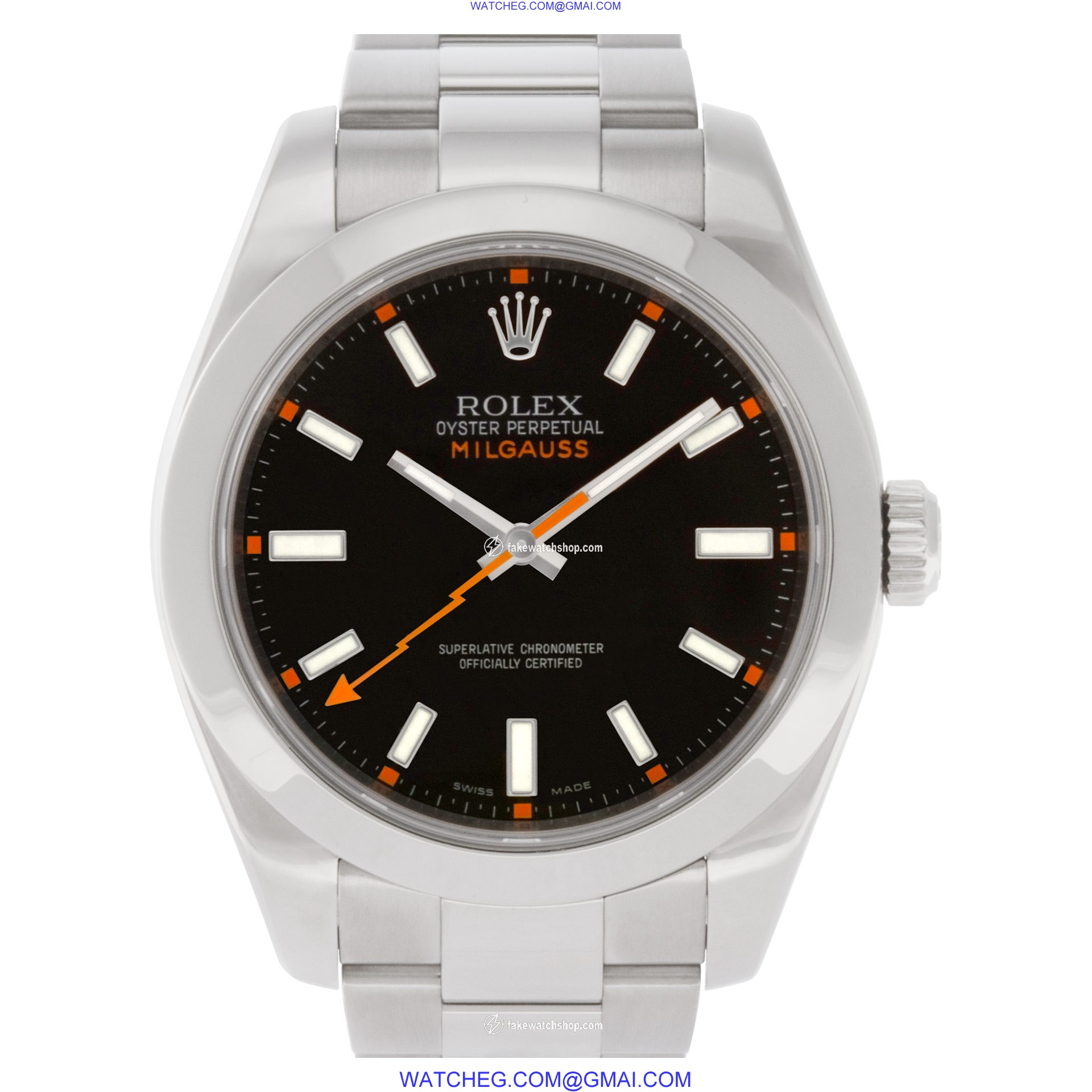Rolex 116400 Milgauss Automatic Male Stainless Steel