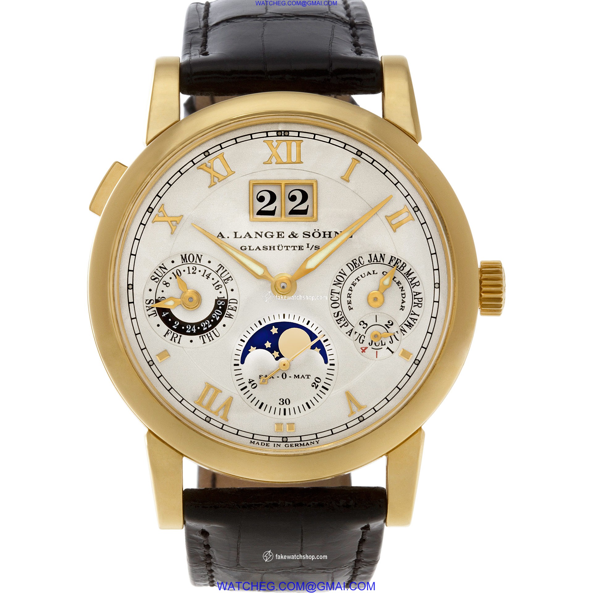 A. Lange & Sohne 310.021 Langematik Automatic Male 18k yellow gold
