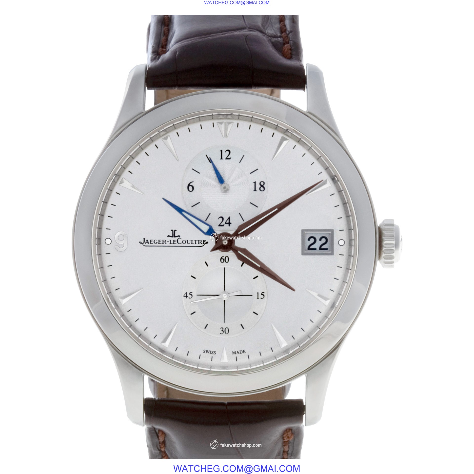 Jaeger LeCoultre 174.8.05.S Master Hometime Automatic Male Stainless Steel