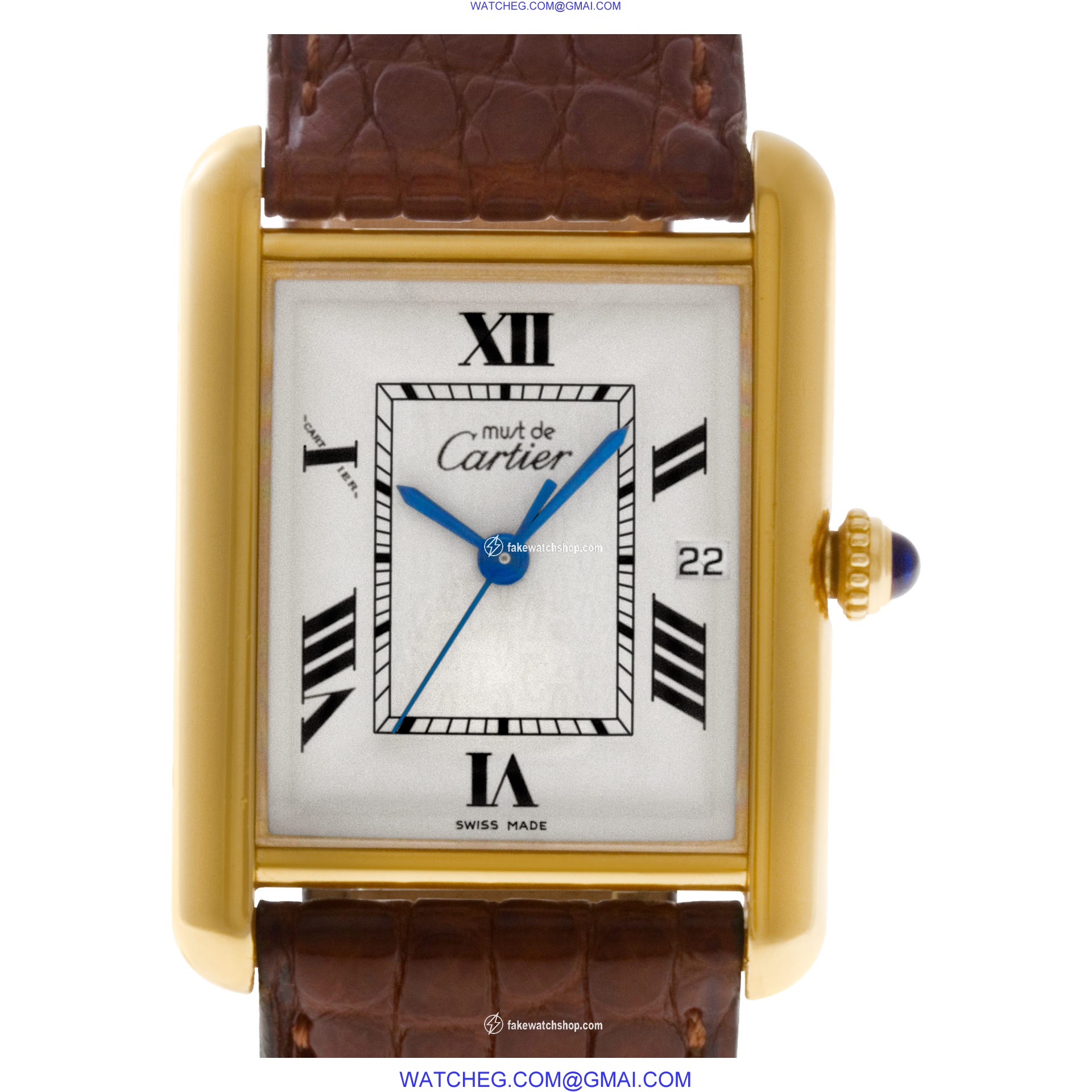 Cartier 2413 Tank Quartz Female plaque