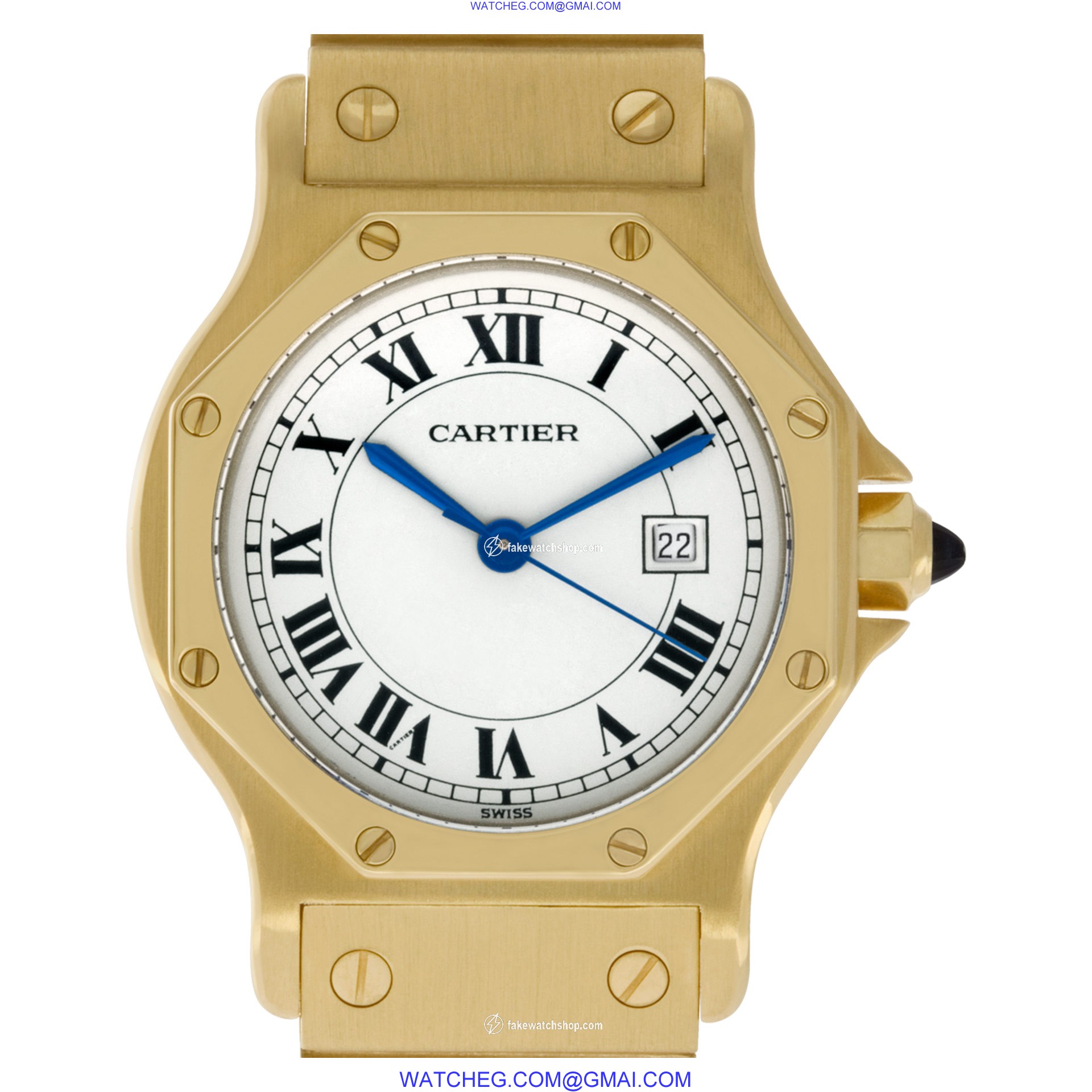 Cartier Cartier 1048 Santos Automatic Unisex 18k yellow gold