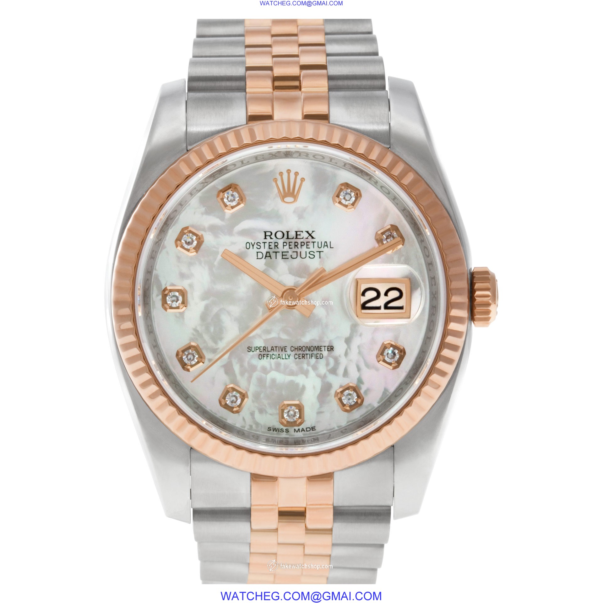 Rolex 116231mbj Datejust Automatic Female Stainless Steel