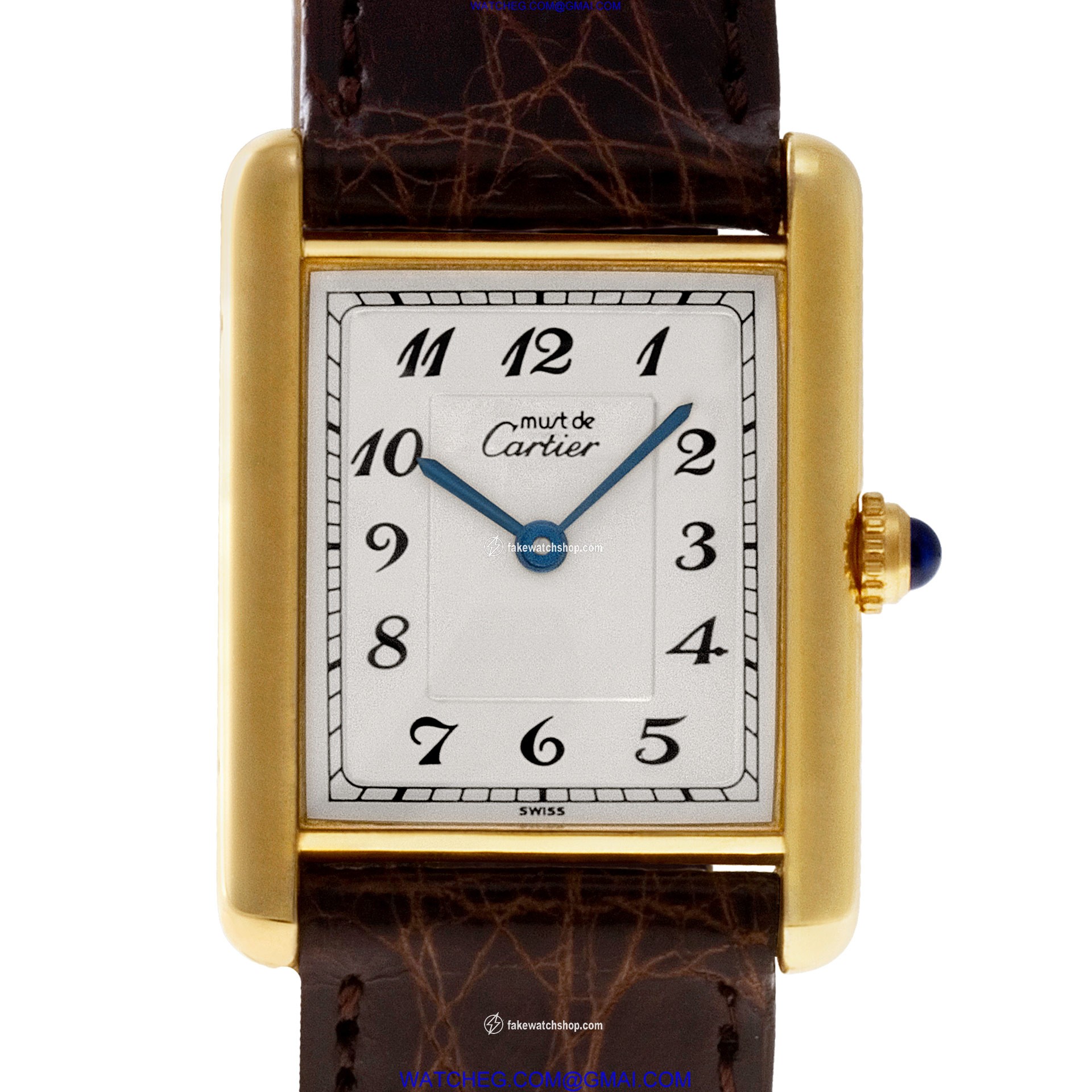 Cartier 590005 Tank Vermeil Quartz Female Vermeil