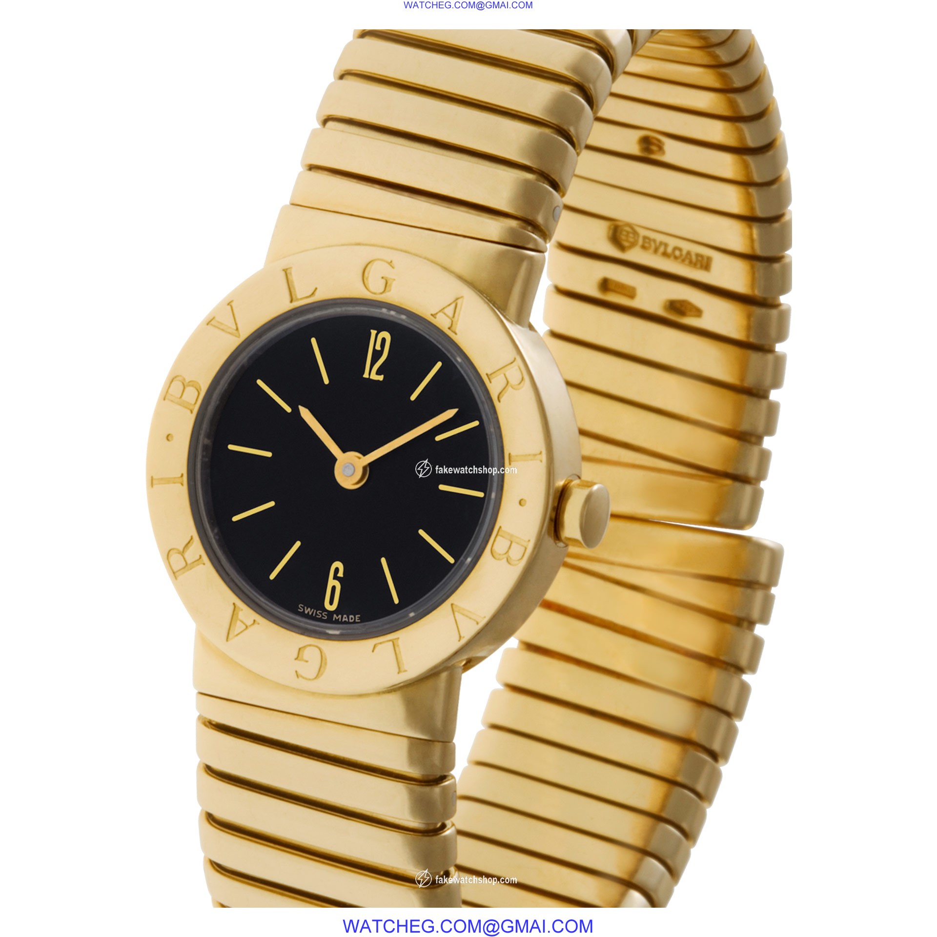 Bvlgari BB232T Tubogas Quartz Female 18k yellow gold