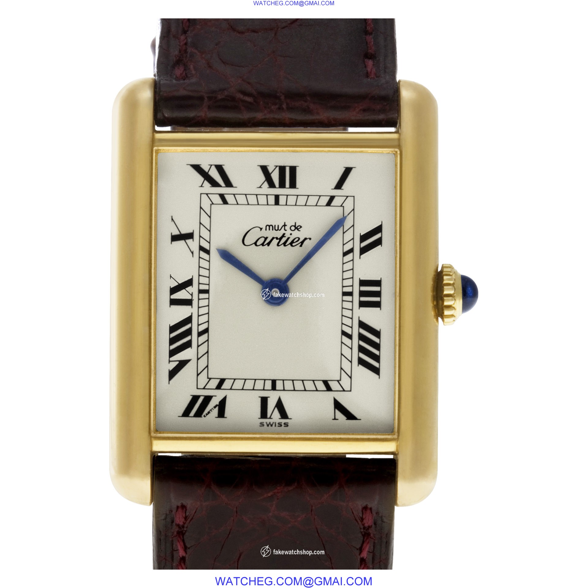 Cartier 60029 Tank Vermeil Manual Female Vermeil