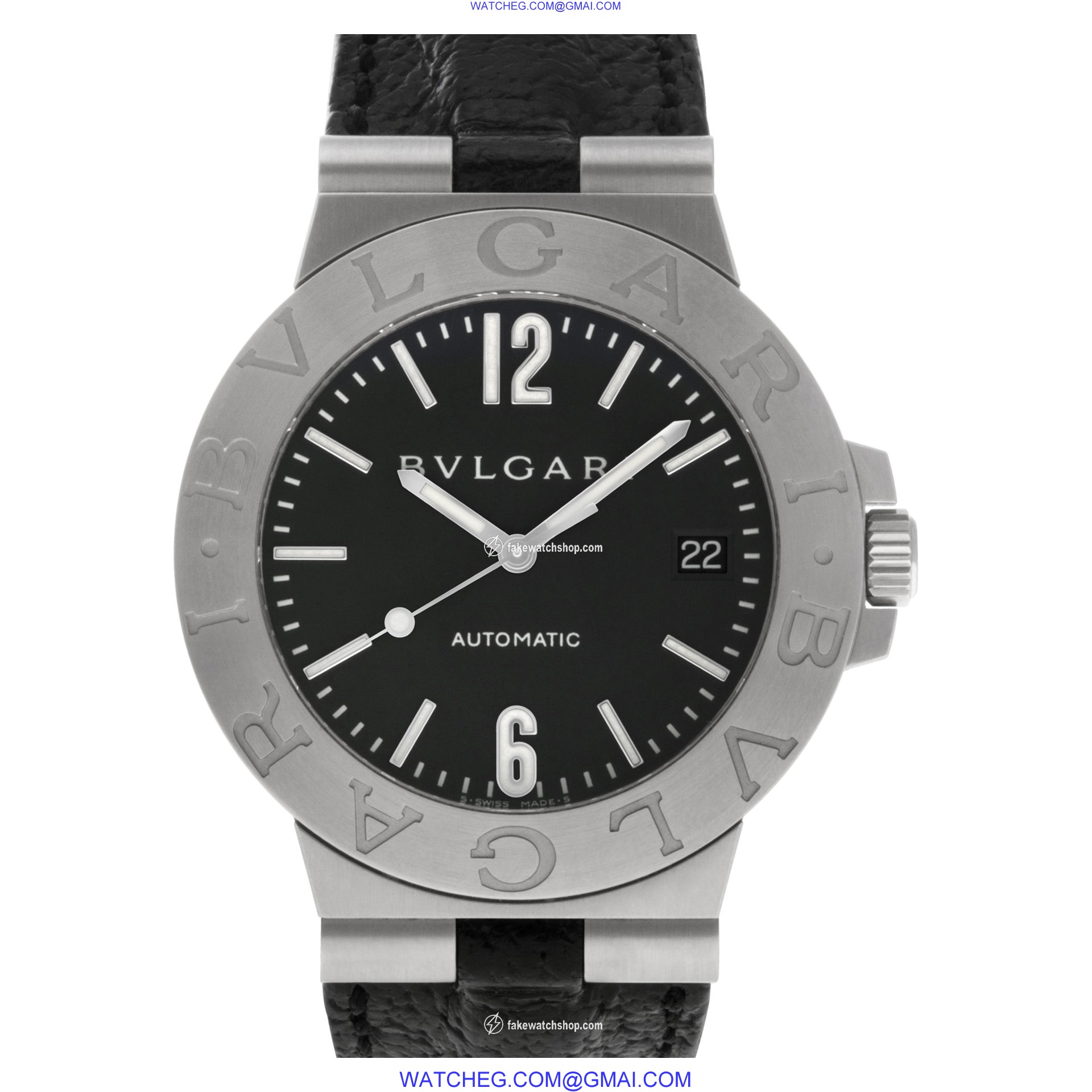 Bvlgari lcv38s Diagono Automatic Male Stainless Steel