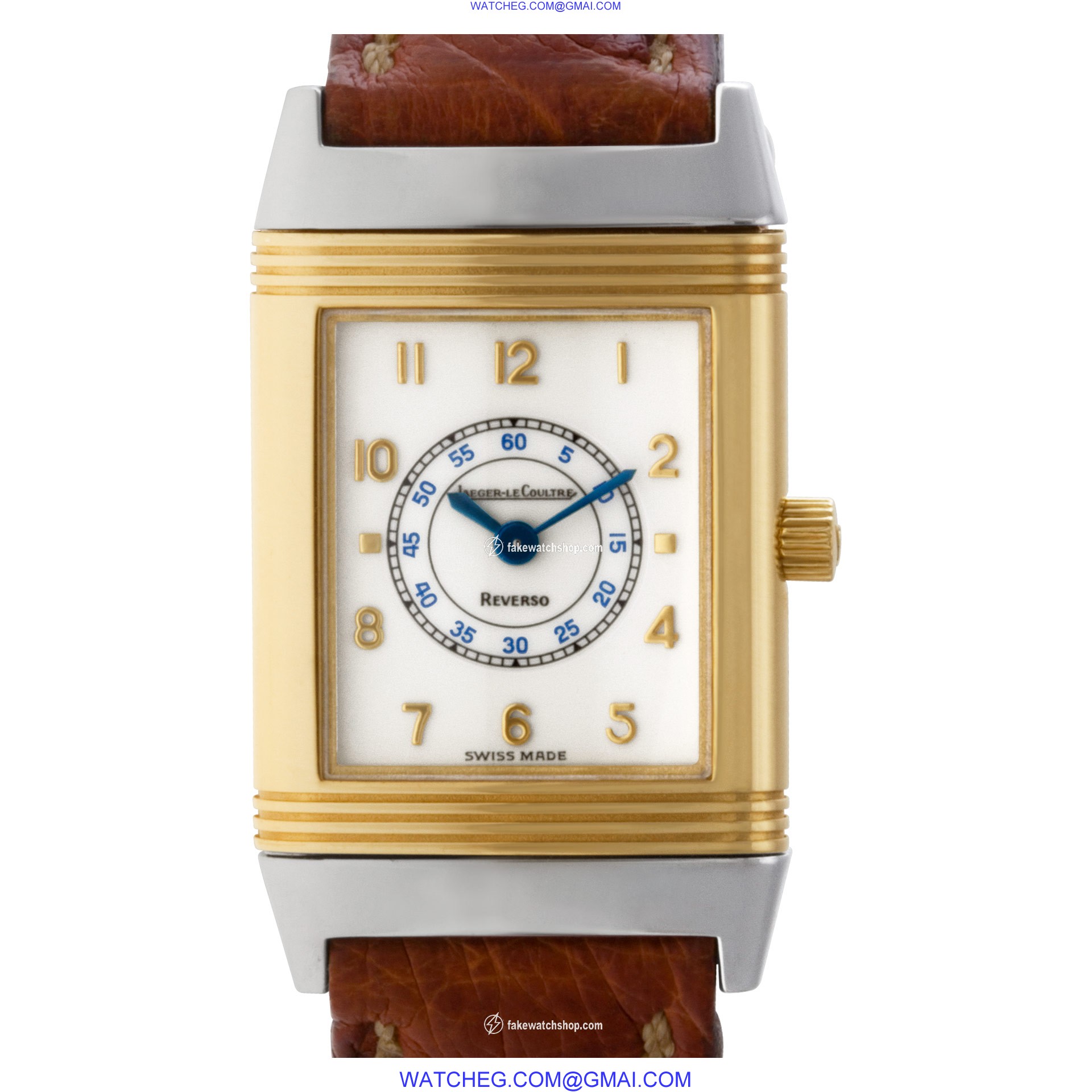 Jaeger LeCoultre 260.5.08 Reverso Quartz Female 18k gold & Stainless Steel