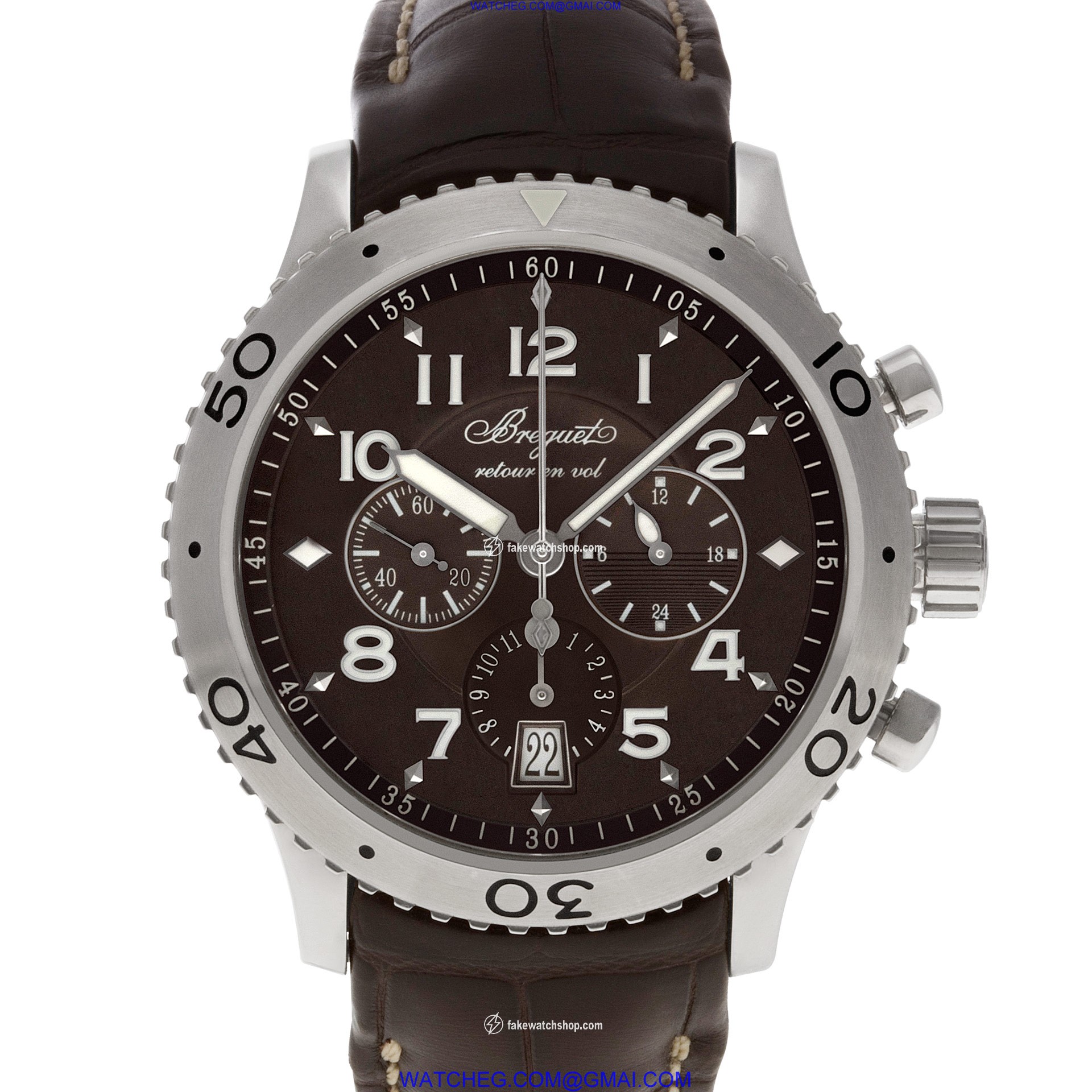 Breguet 3810ST/92/9ZU Type XXI Automatic Male Stainless Steel