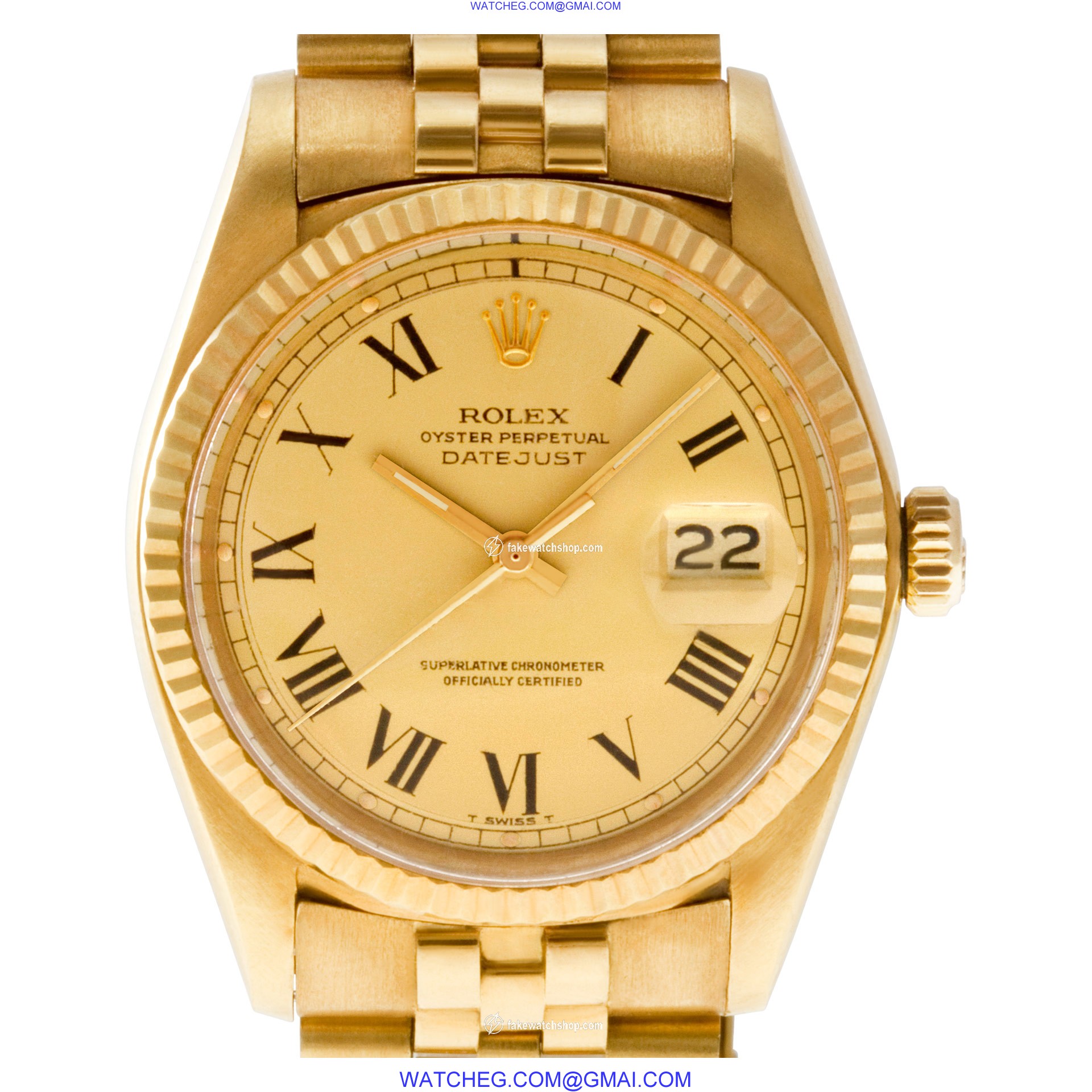 Rolex 1601 Datejust Automatic Male 18k yellow gold