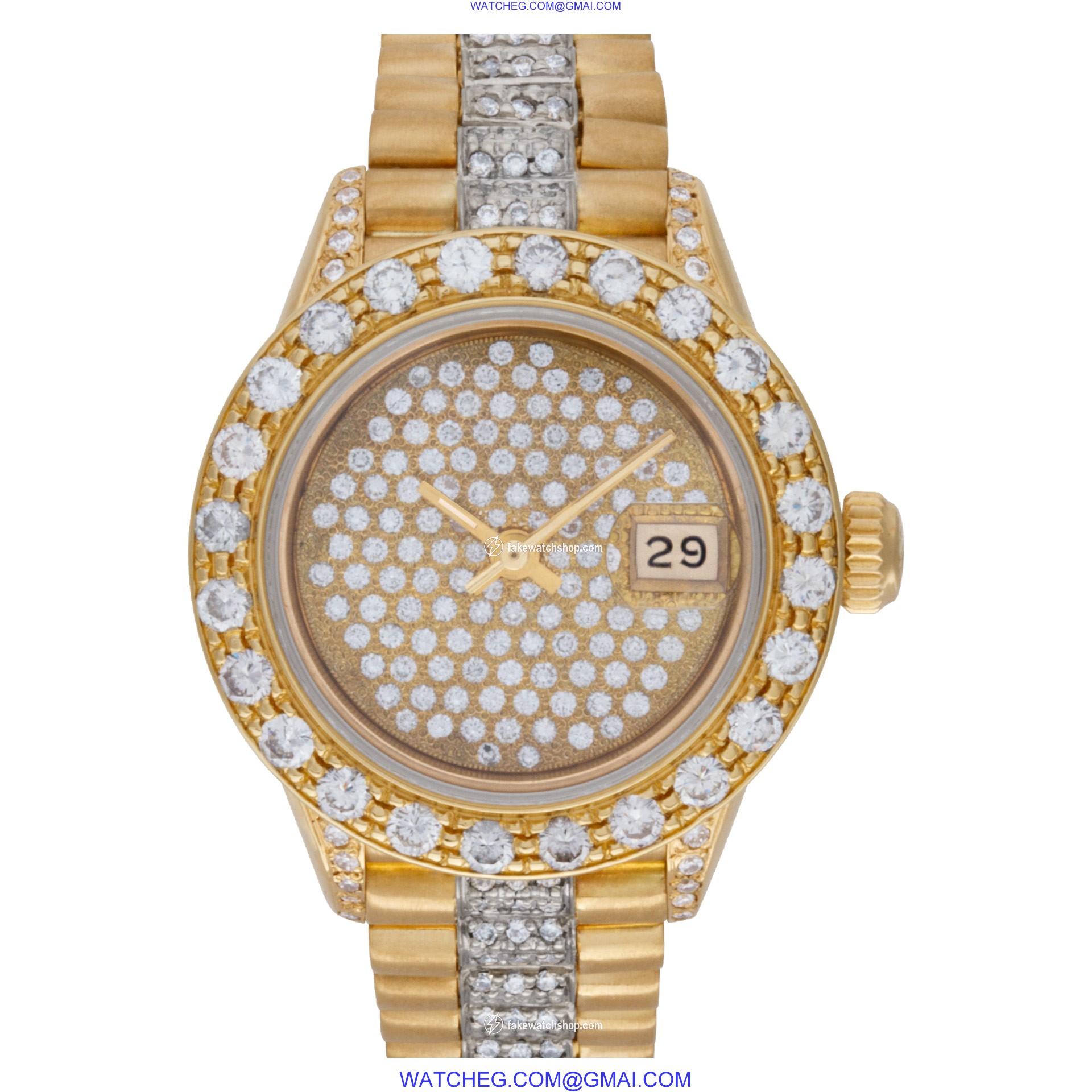 Rolex 69178 Datejust Automatic Female 18k yellow gold