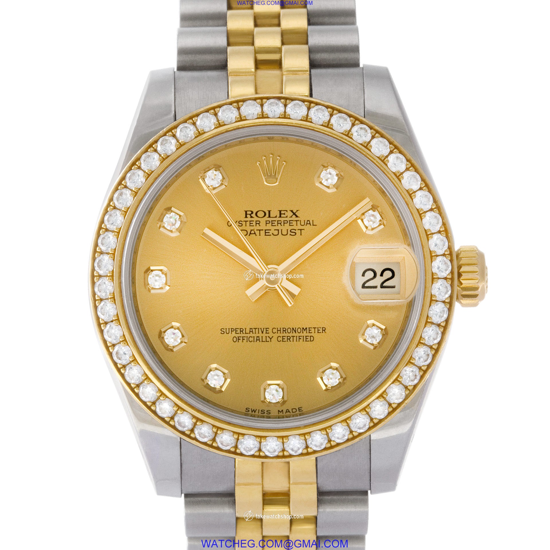 Rolex 178383 Datejust Automatic Female Stainless Steel