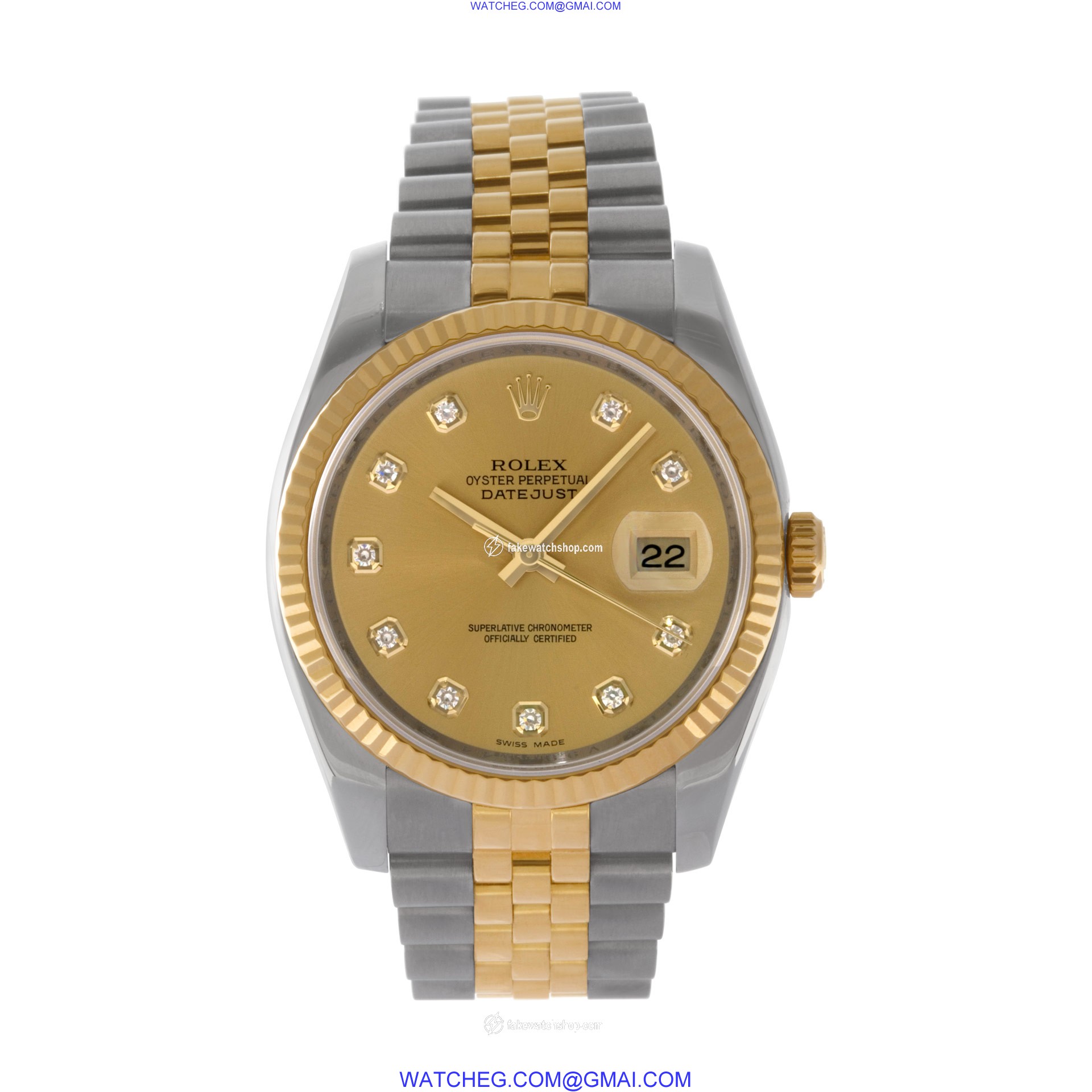 Rolex 116233 Datejust Automatic Unisex Stainless Steel