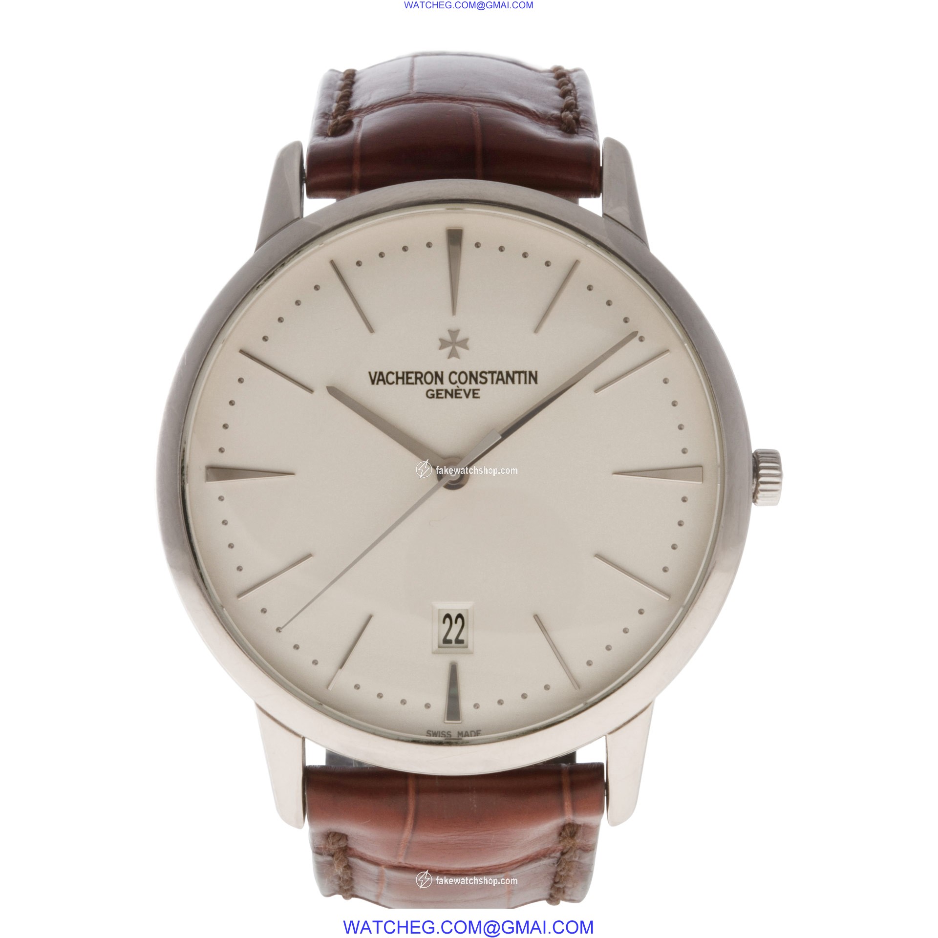 Vacheron Constantin 85180/00G Patrimony Contemporary Automatic Unisex 18k White Gold