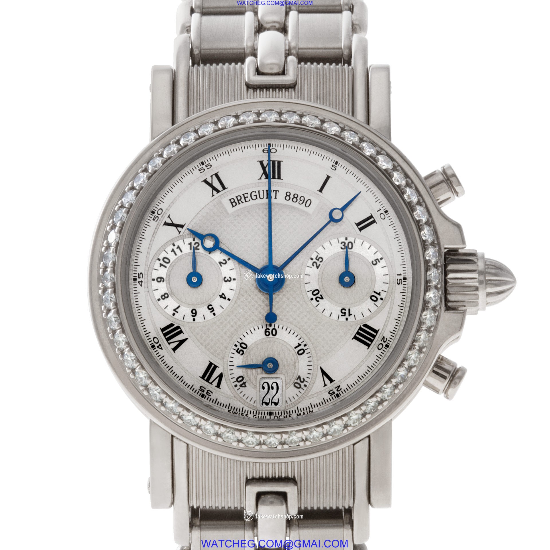 Breguet 0031536 Horloger de la Marine Automatic Female 18k White Gold