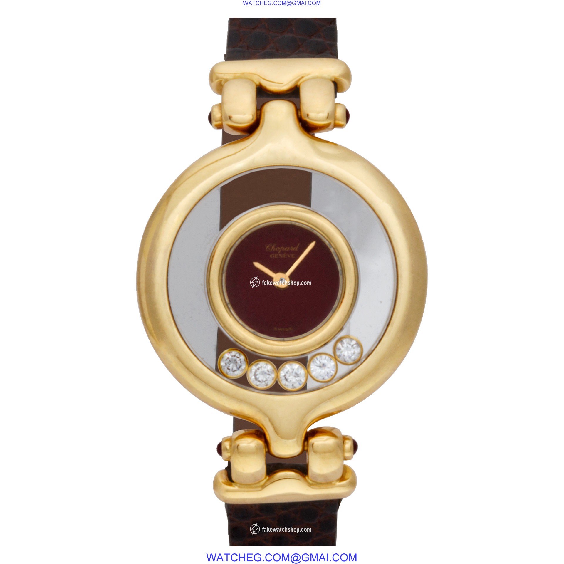 Chopard 4101 Happy Diamond Quartz Female 18k yellow gold
