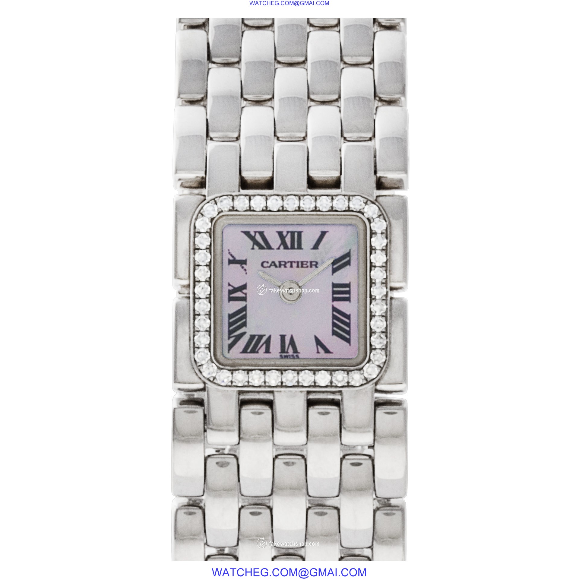 Cartier WG3002T8 Ruban Quartz Female 18k White Gold