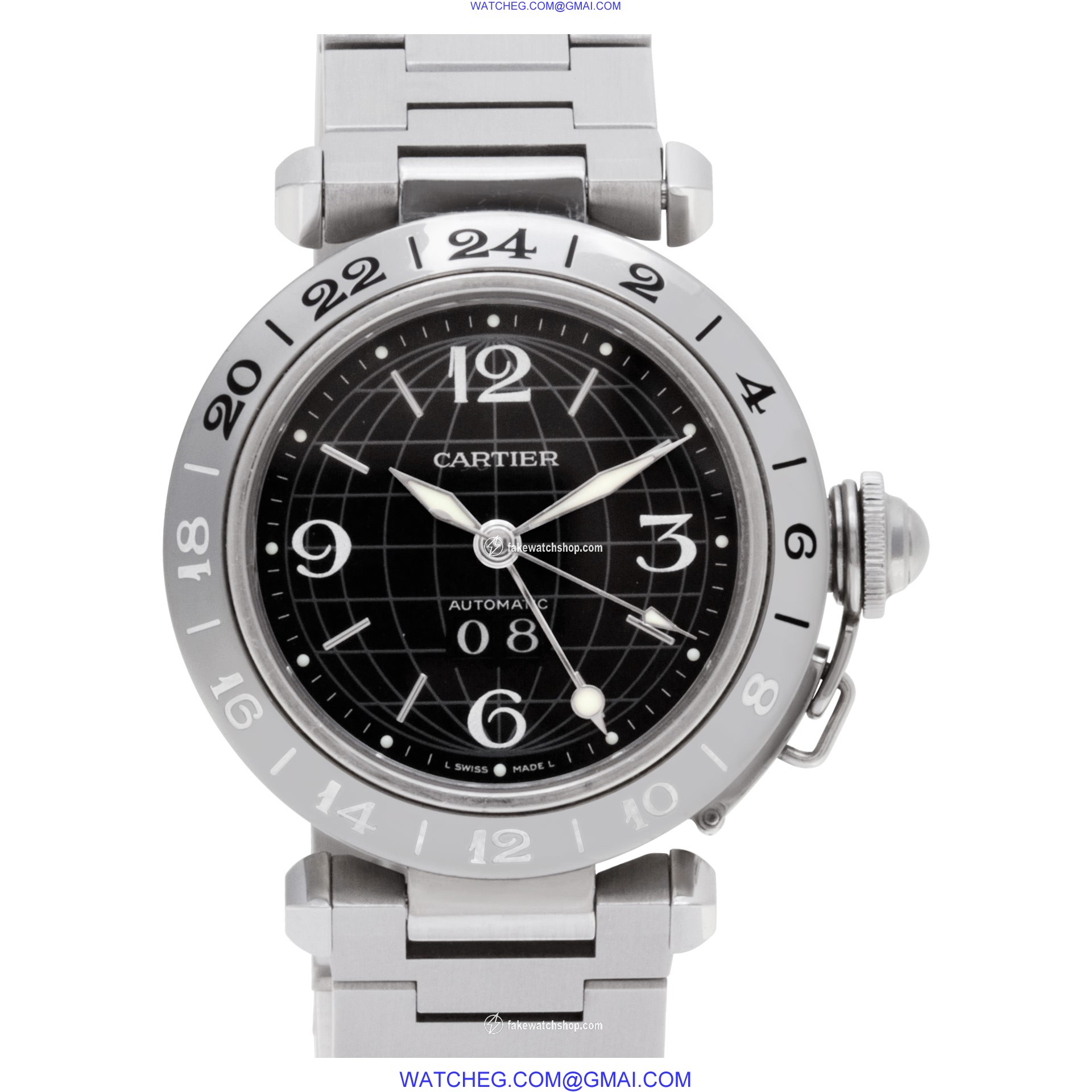 Cartier W31049M7 Pasha C Automatic Unisex Stainless Steel