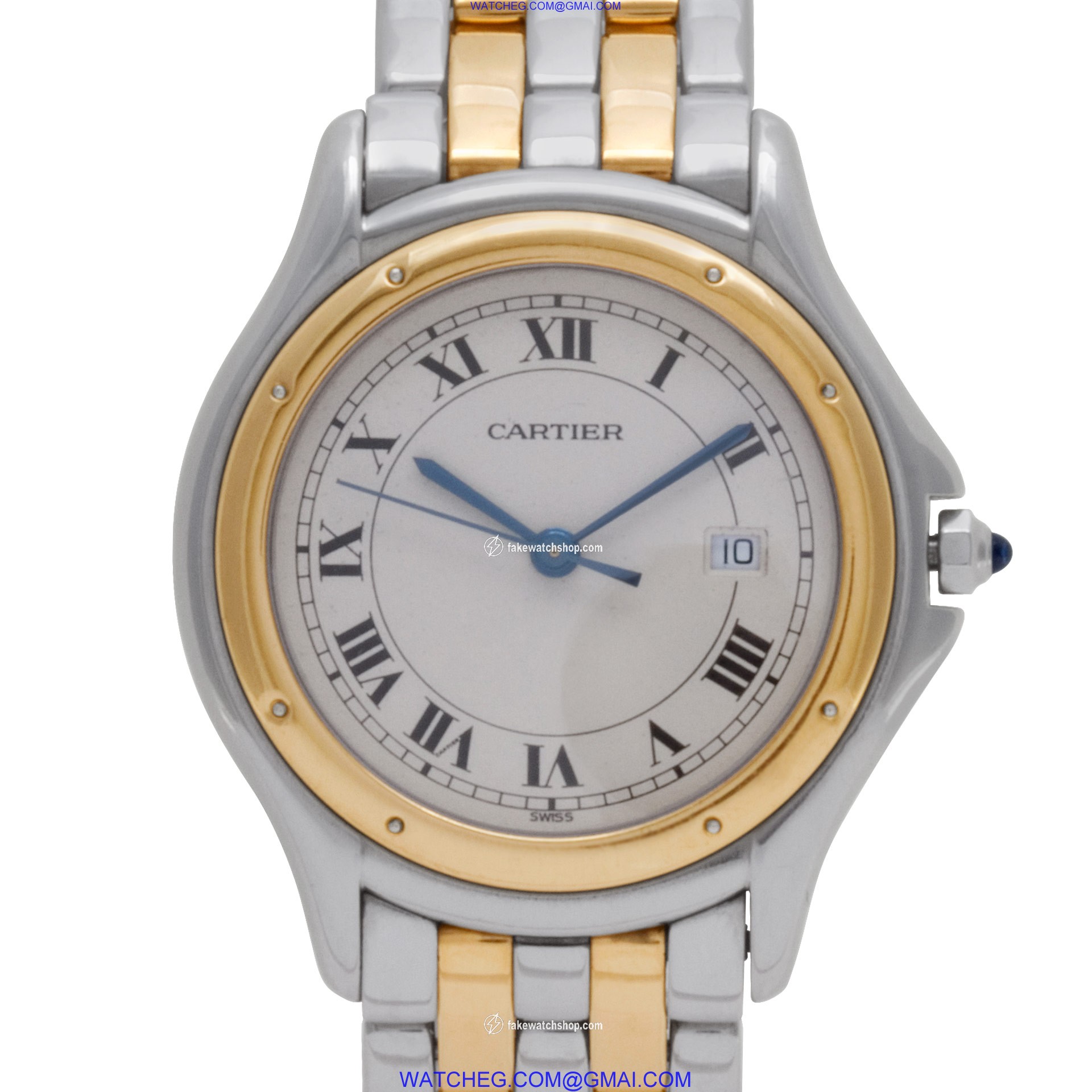 Cartier 17904 Cougar Quartz Unisex Stainless Steel