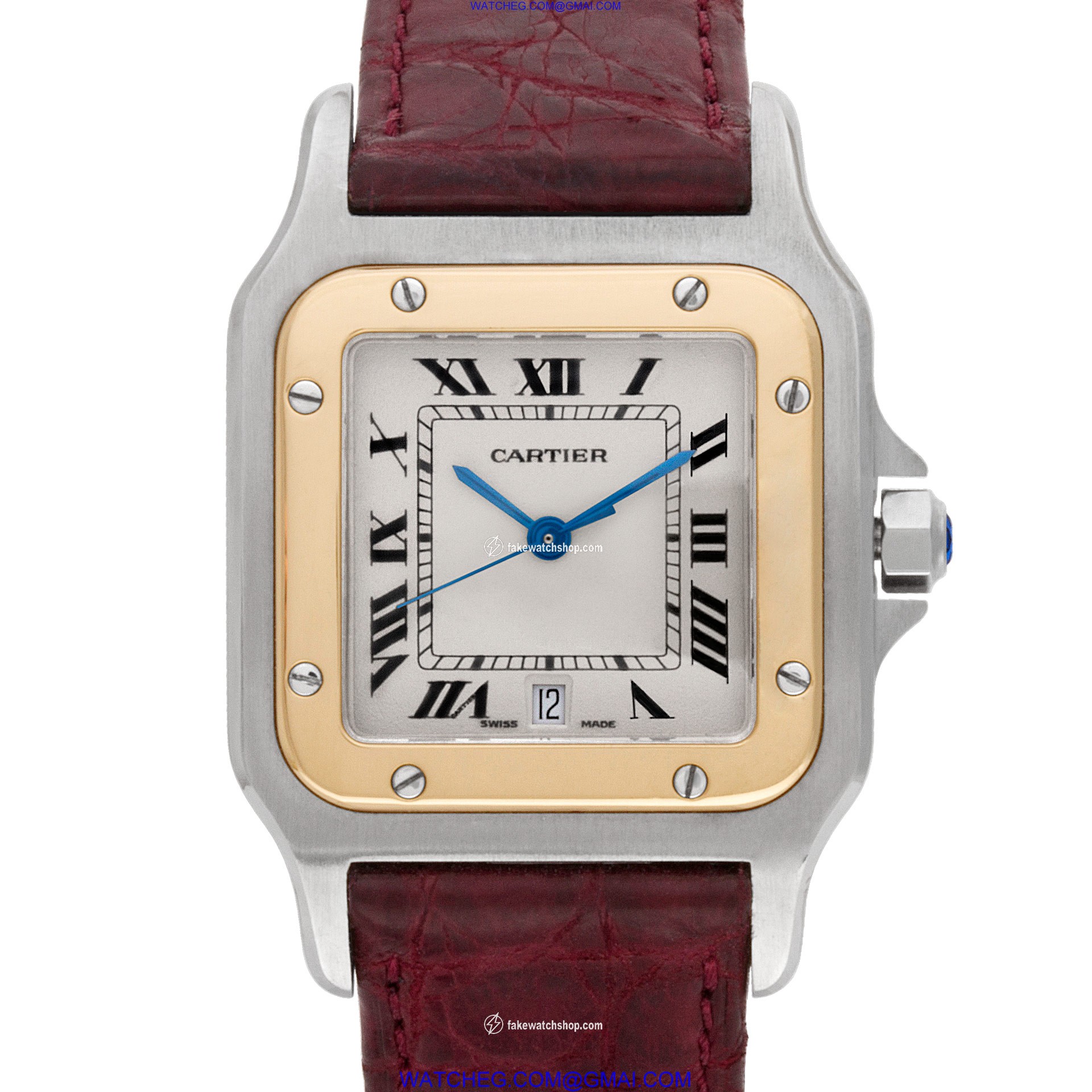 Cartier 187901 Santos Quartz Unisex Stainless Steel