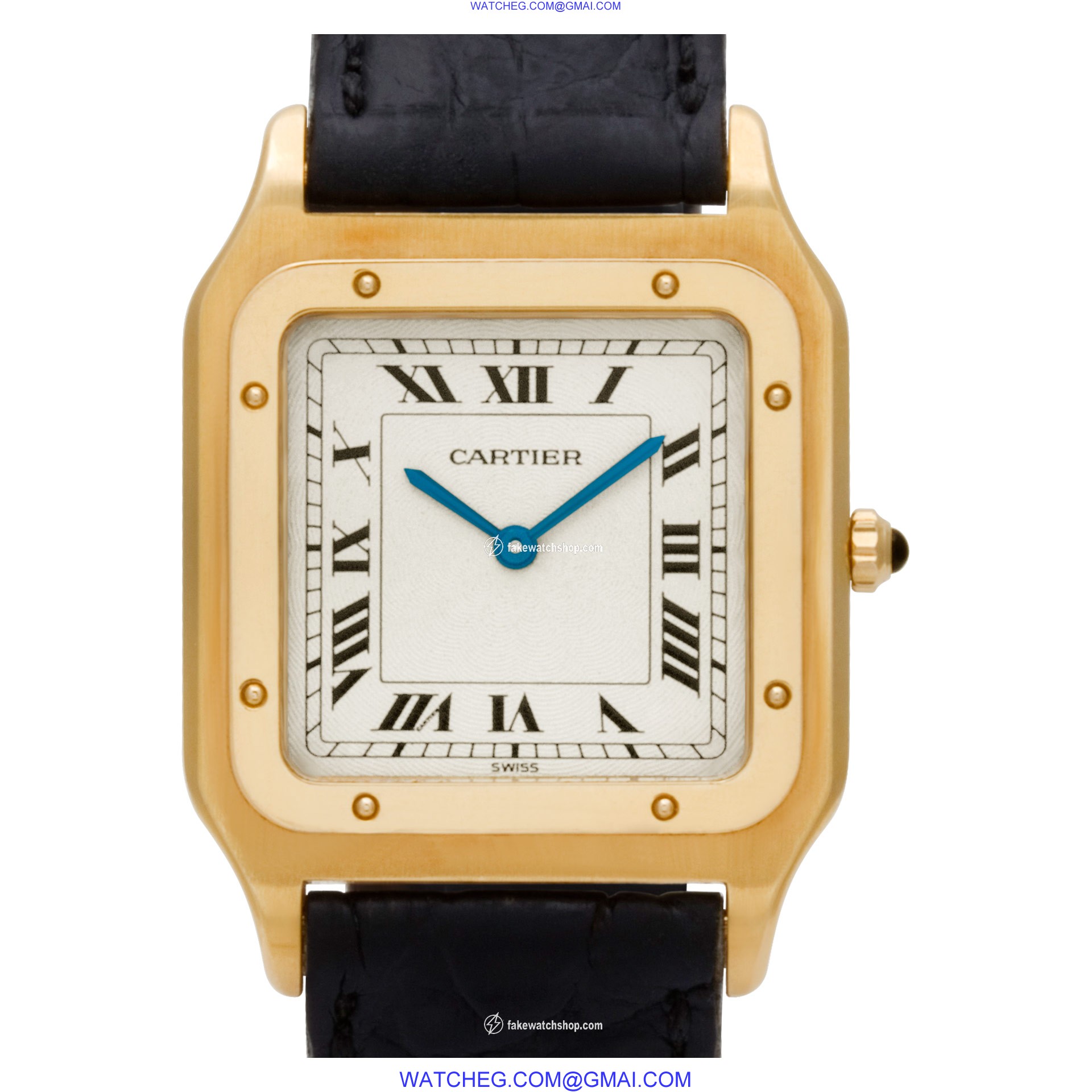 Cartier 8210541333 Santos Manual Unisex 18k yellow gold