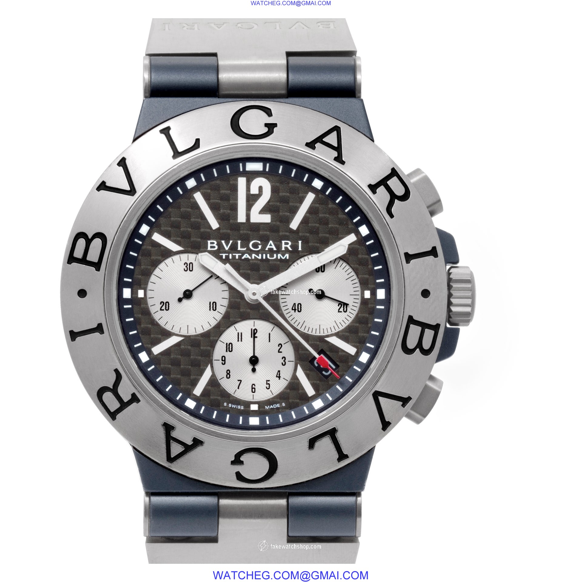 Bvlgari TI44BTAVTDCH/SLN Diagono Automatic Male Titanium