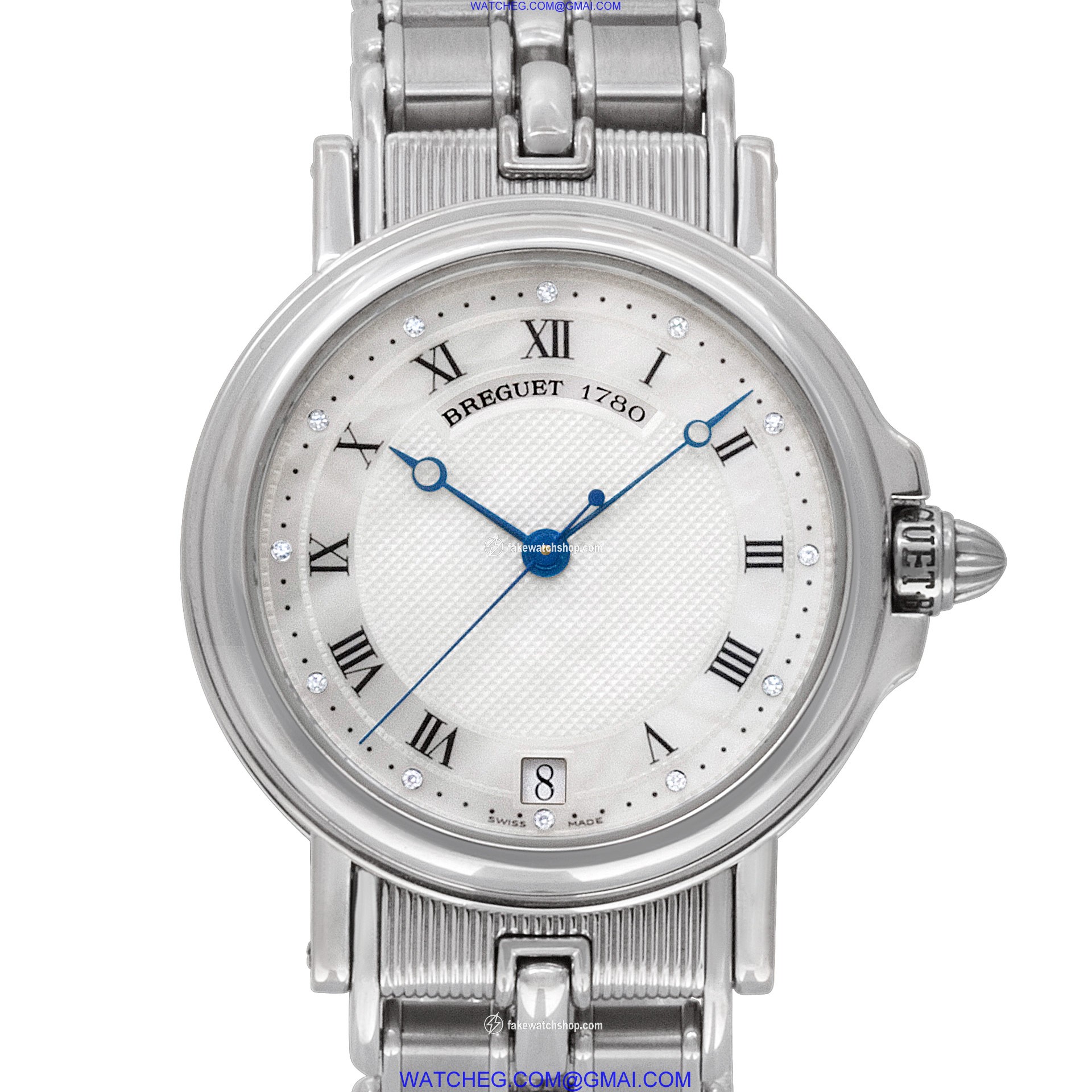 Breguet 1780E Marine Automatic Female 18k White Gold