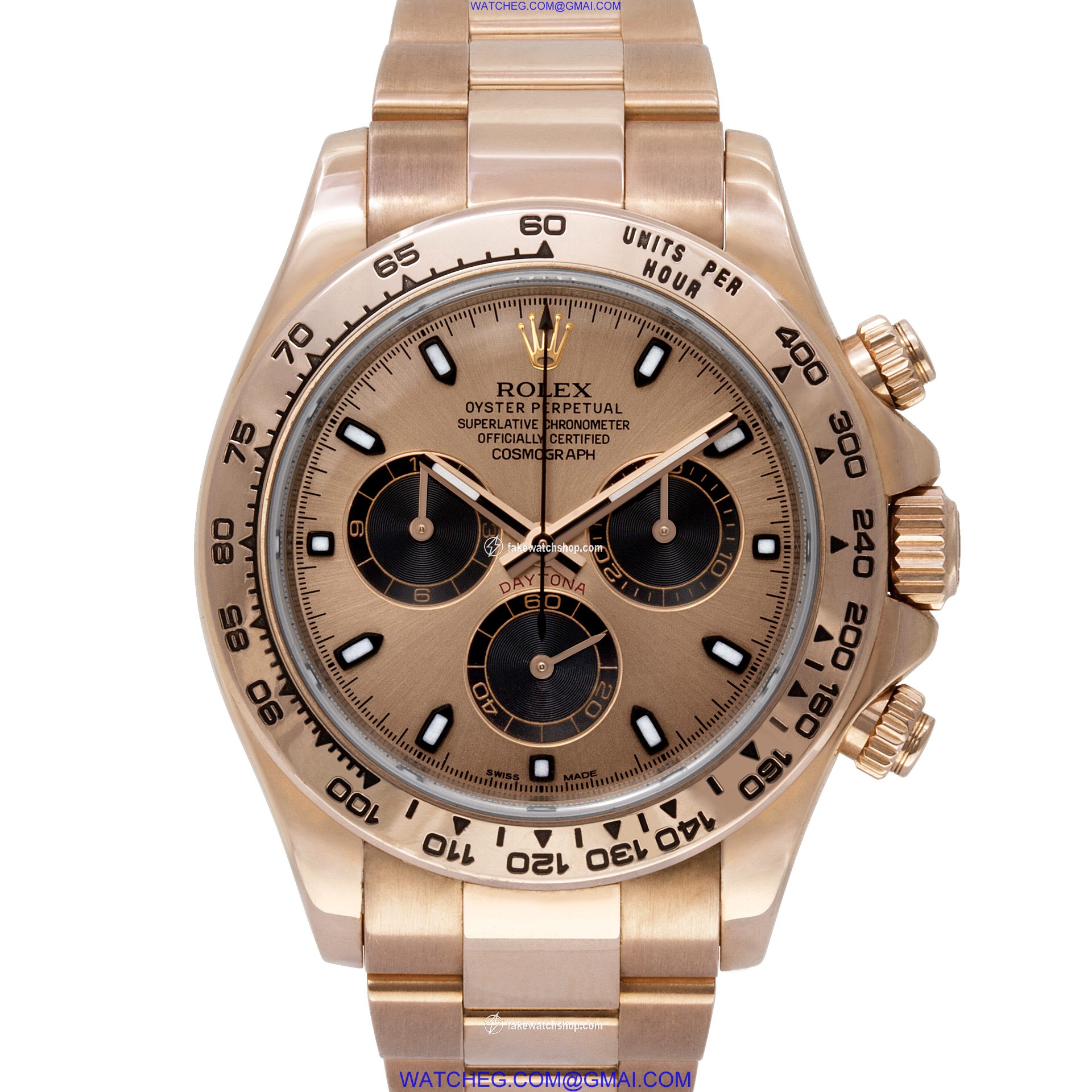 Rolex 116505 Daytona Automatic Unisex 18k rose gold