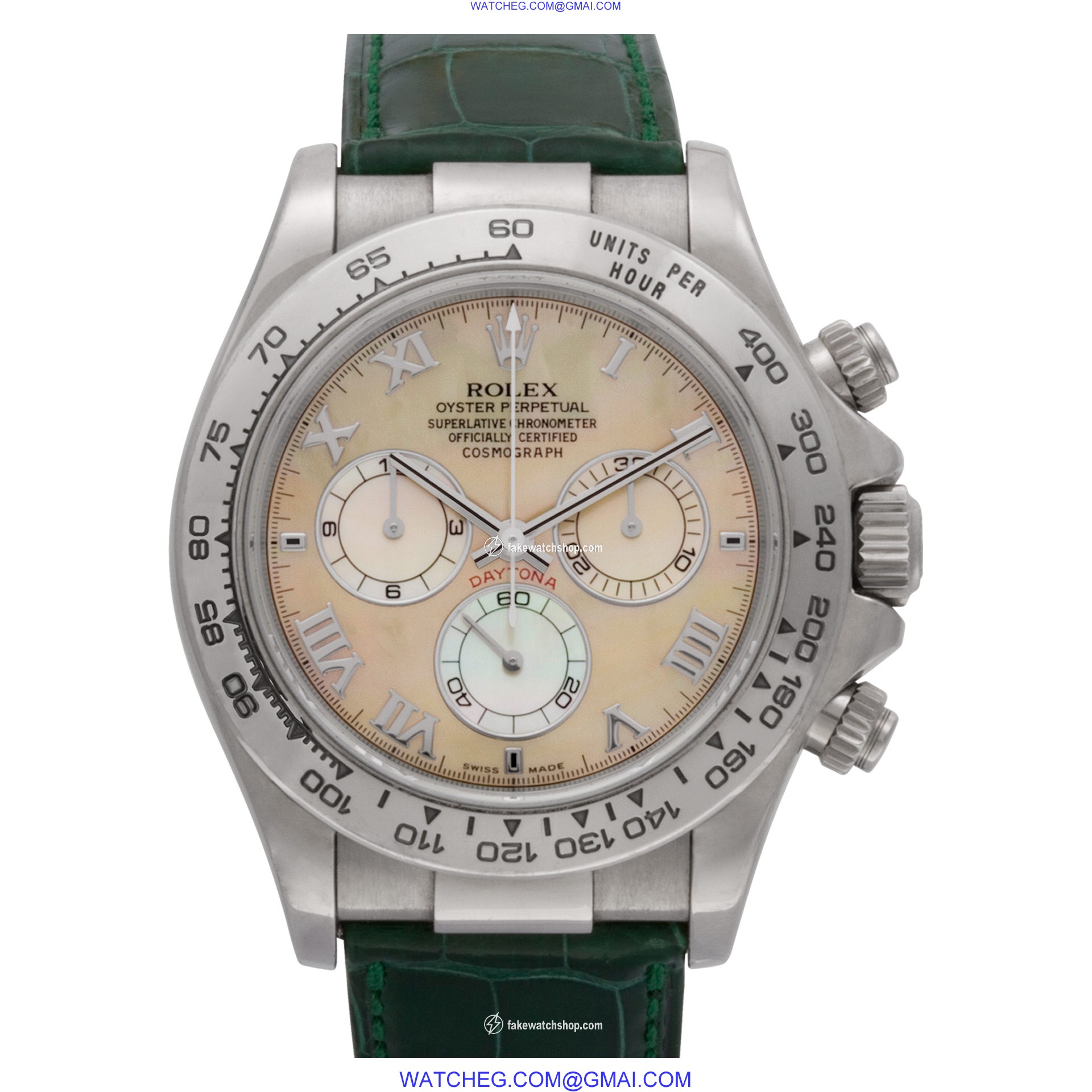 Rolex 116519 Daytona Automatic Male 18k White Gold