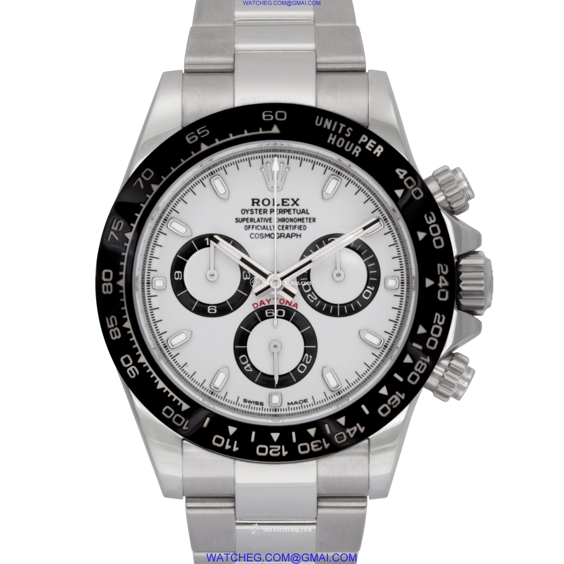 Rolex 116500W Daytona Automatic Unisex Stainless Steel
