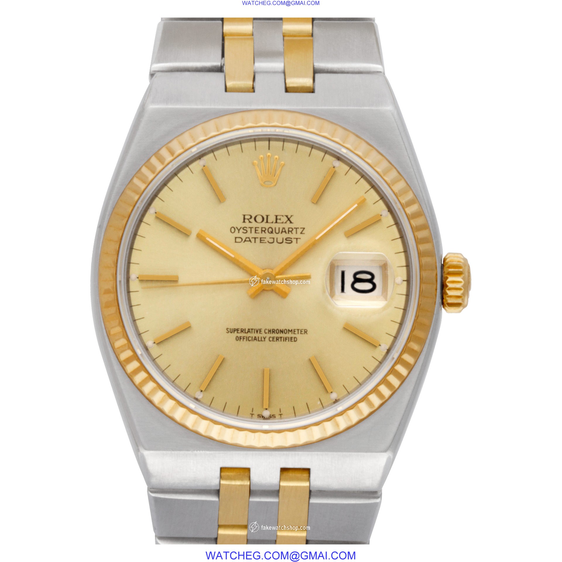 Rolex 17013 Datejust Quartz Male Stainless Steel