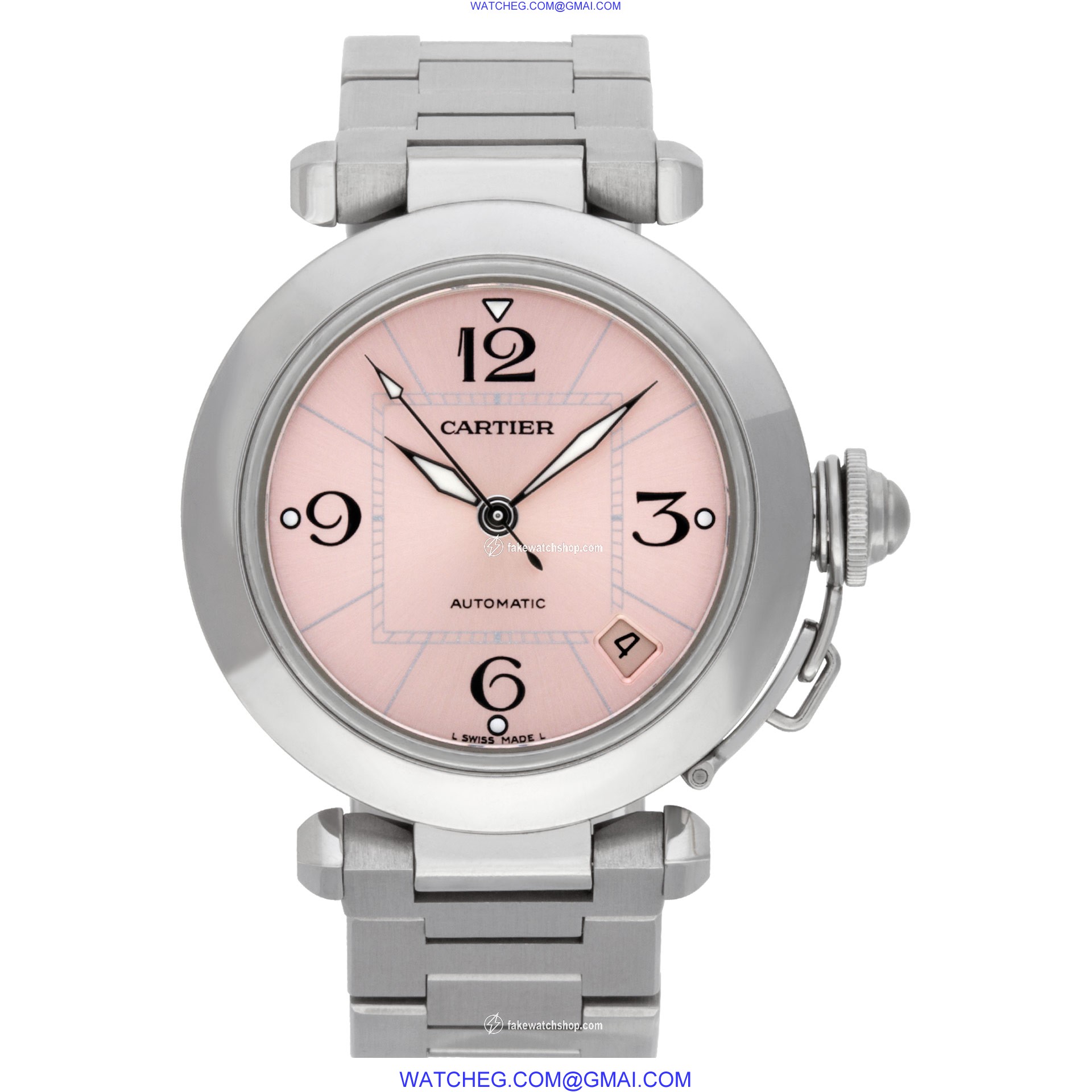 Cartier 2324 Pasha C Automatic Female Stainless Steel