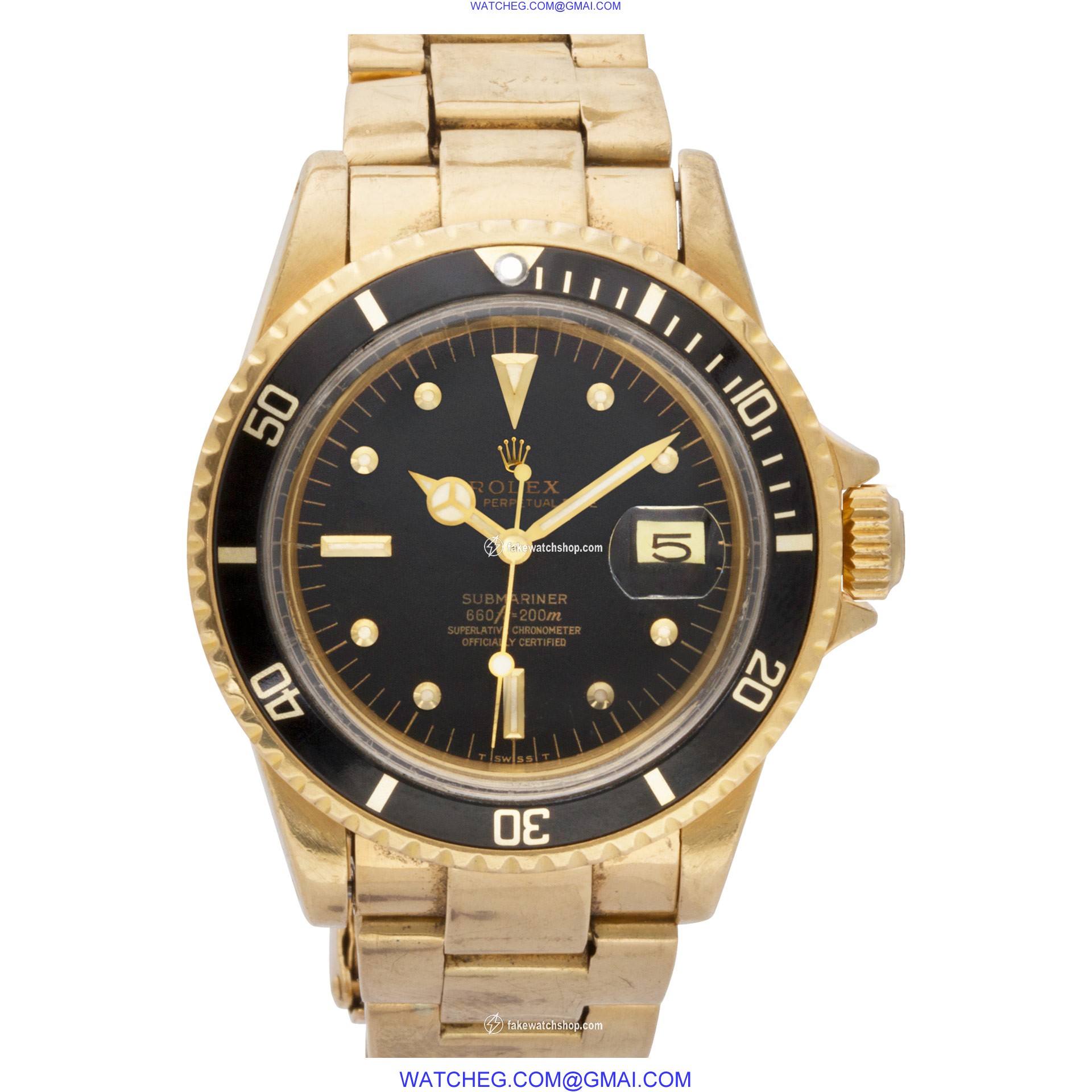 Rolex 1680 Submariner Automatic Male 18k yellow gold