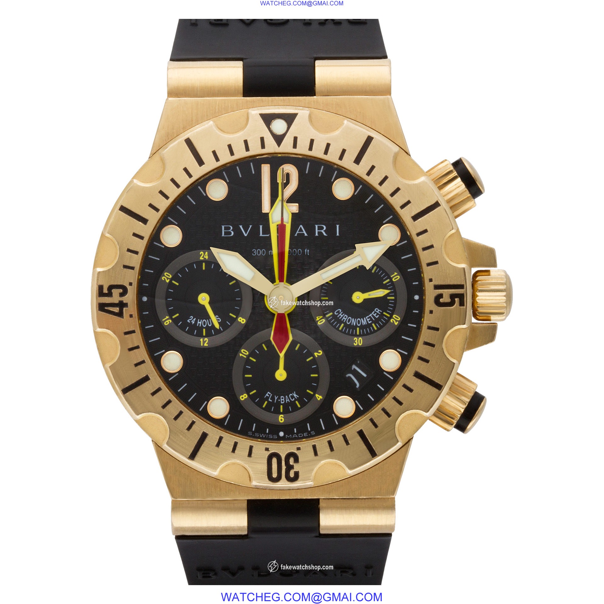 Bvlgari SC40GVD Diagono Automatic Male 18k yellow gold