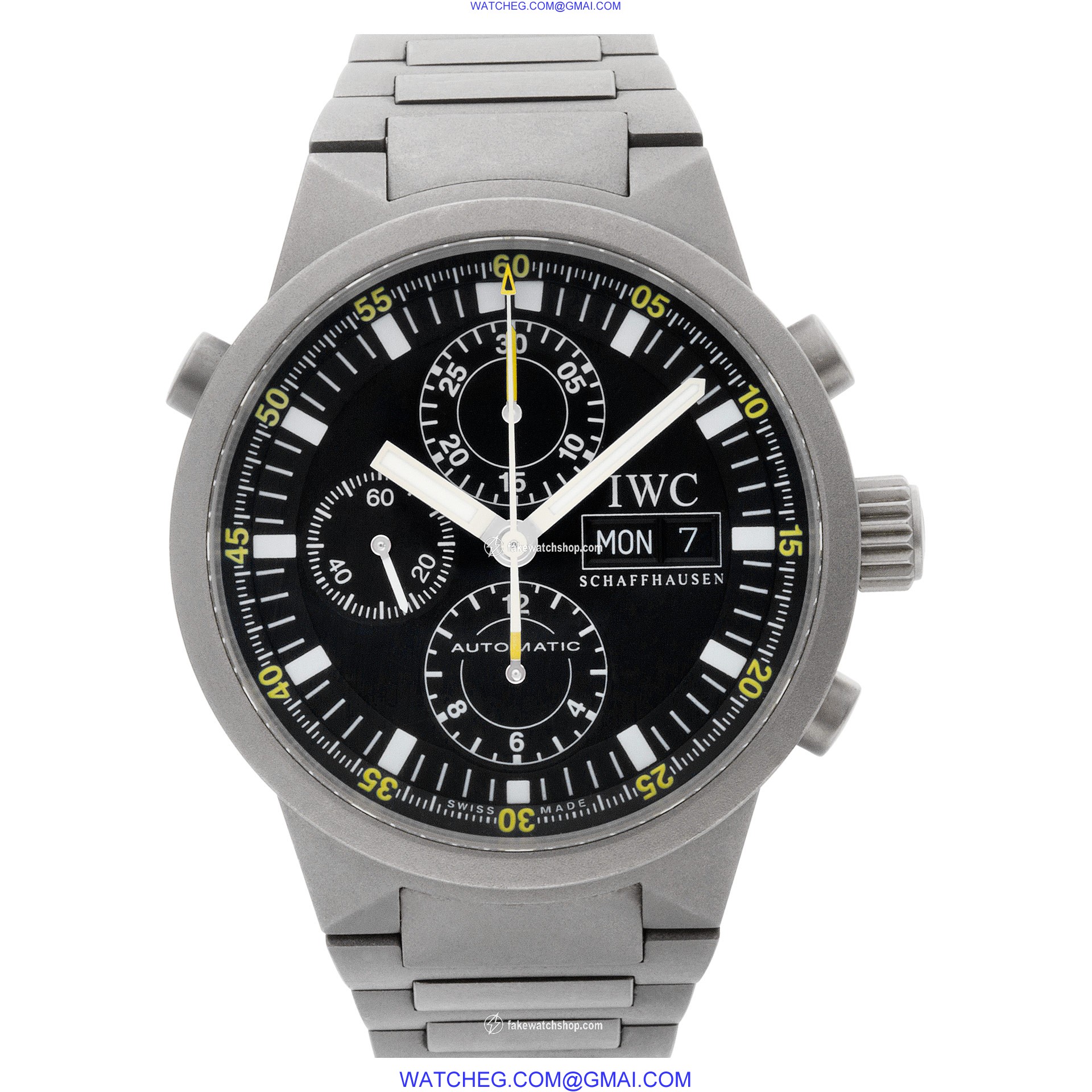 IWC 3716 Rattrapante Automatic Male Titanium