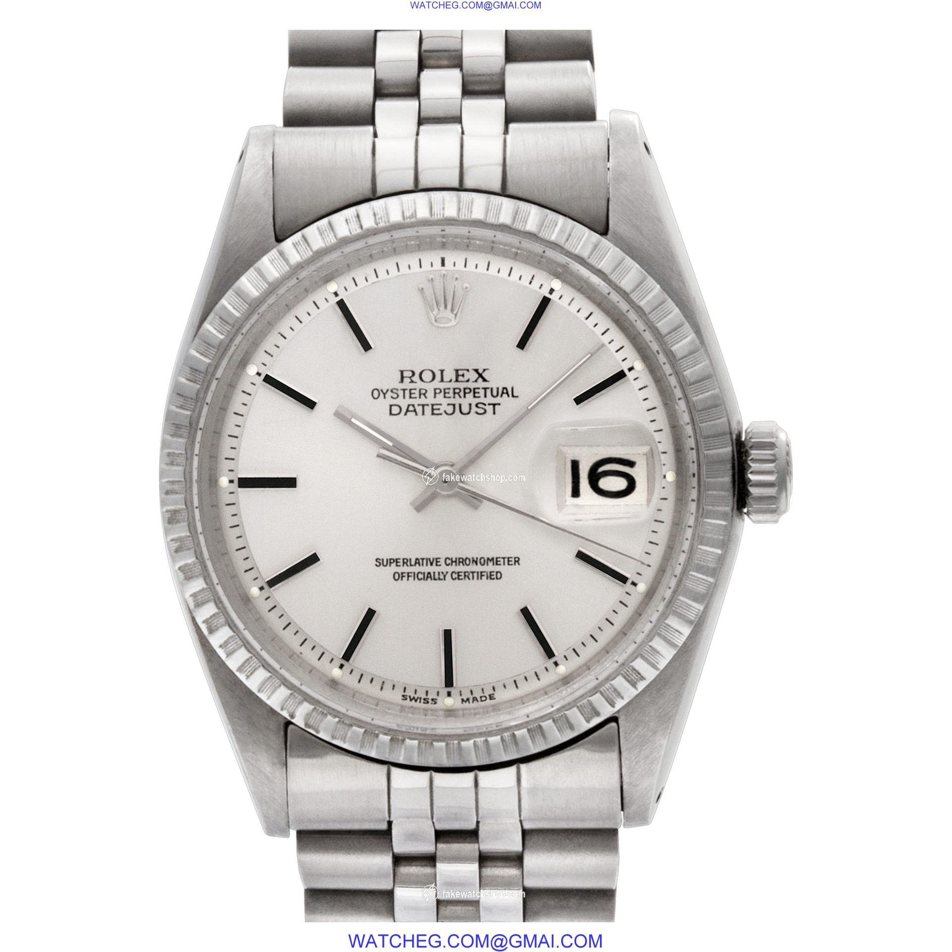 Rolex 1603 Datejust Automatic Unisex Stainless Steel