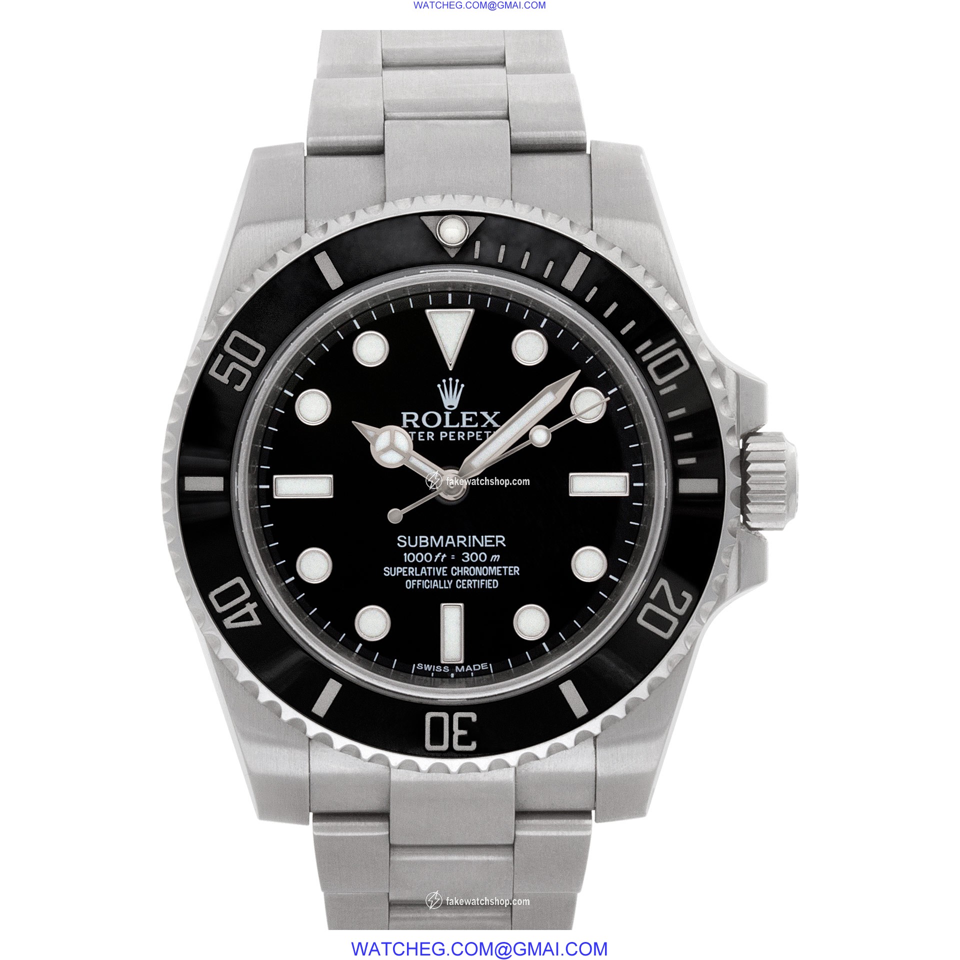 Rolex 114060 Submariner No Date Automatic Male Stainless Steel