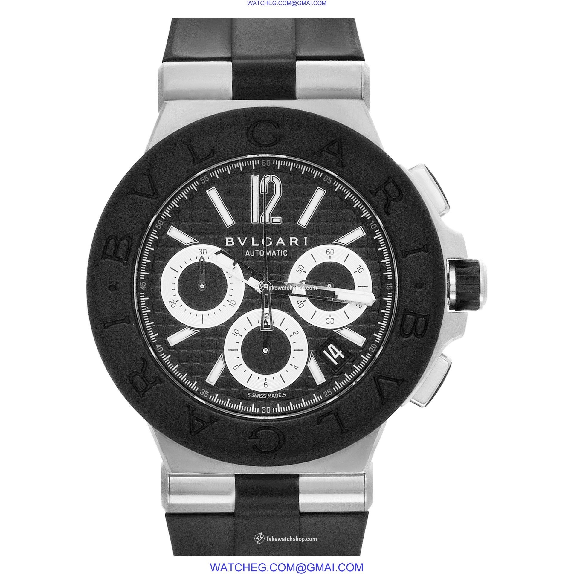 Bvlgari DG 42 SC CH Diagono Automatic Male Stainless Steel