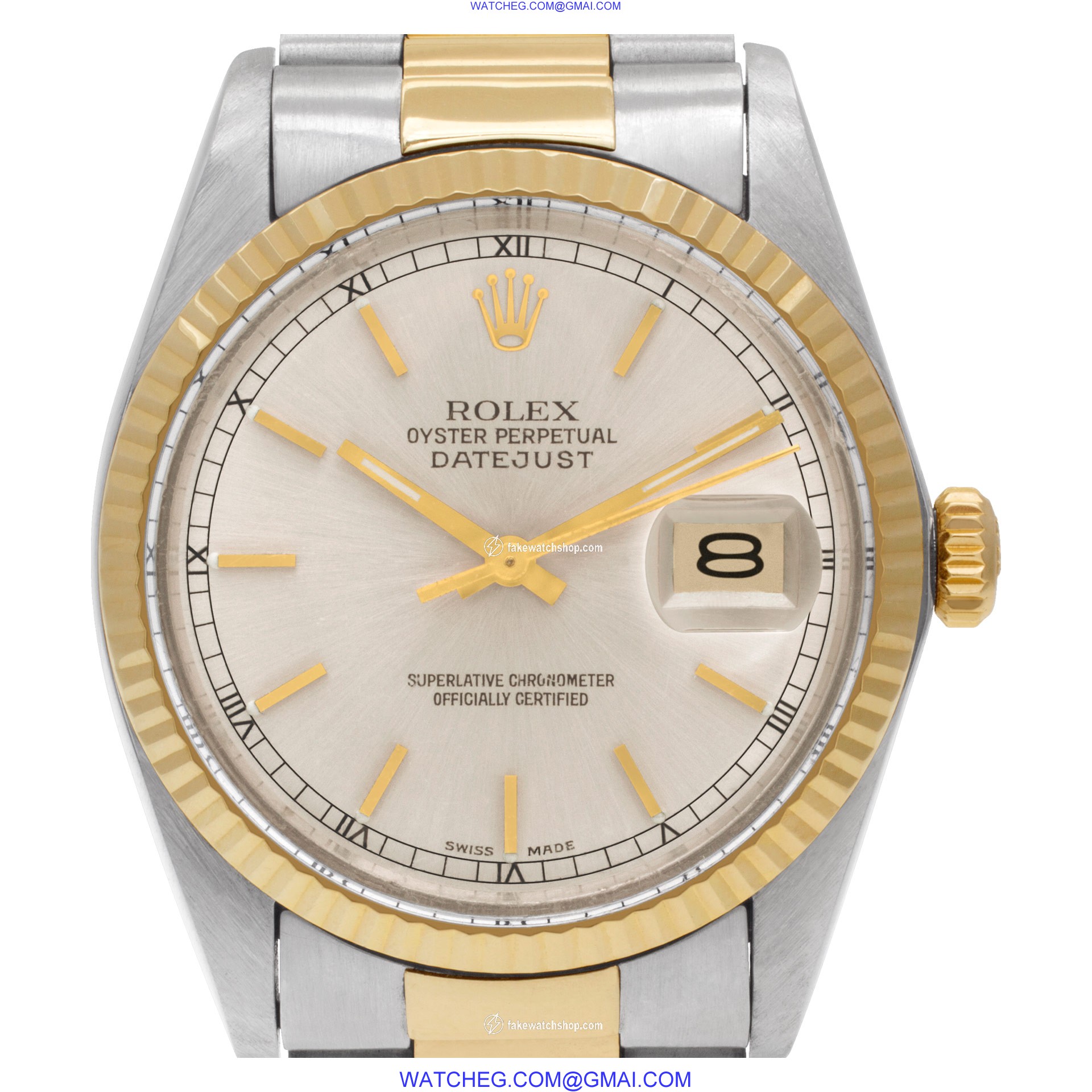 Rolex 16000 Datejust Automatic Male 18k gold & Stainless Steel
