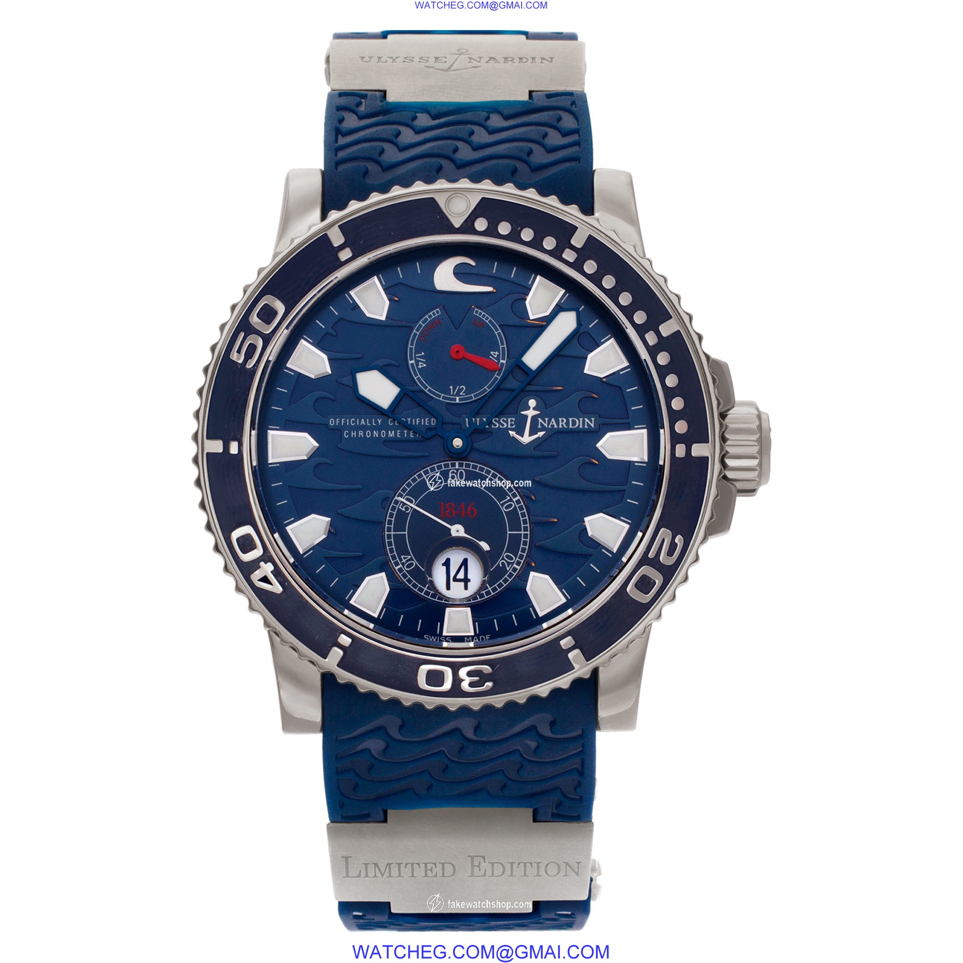Ulysse Nardin 263-36 Maxi Marine Automatic Male Titanium