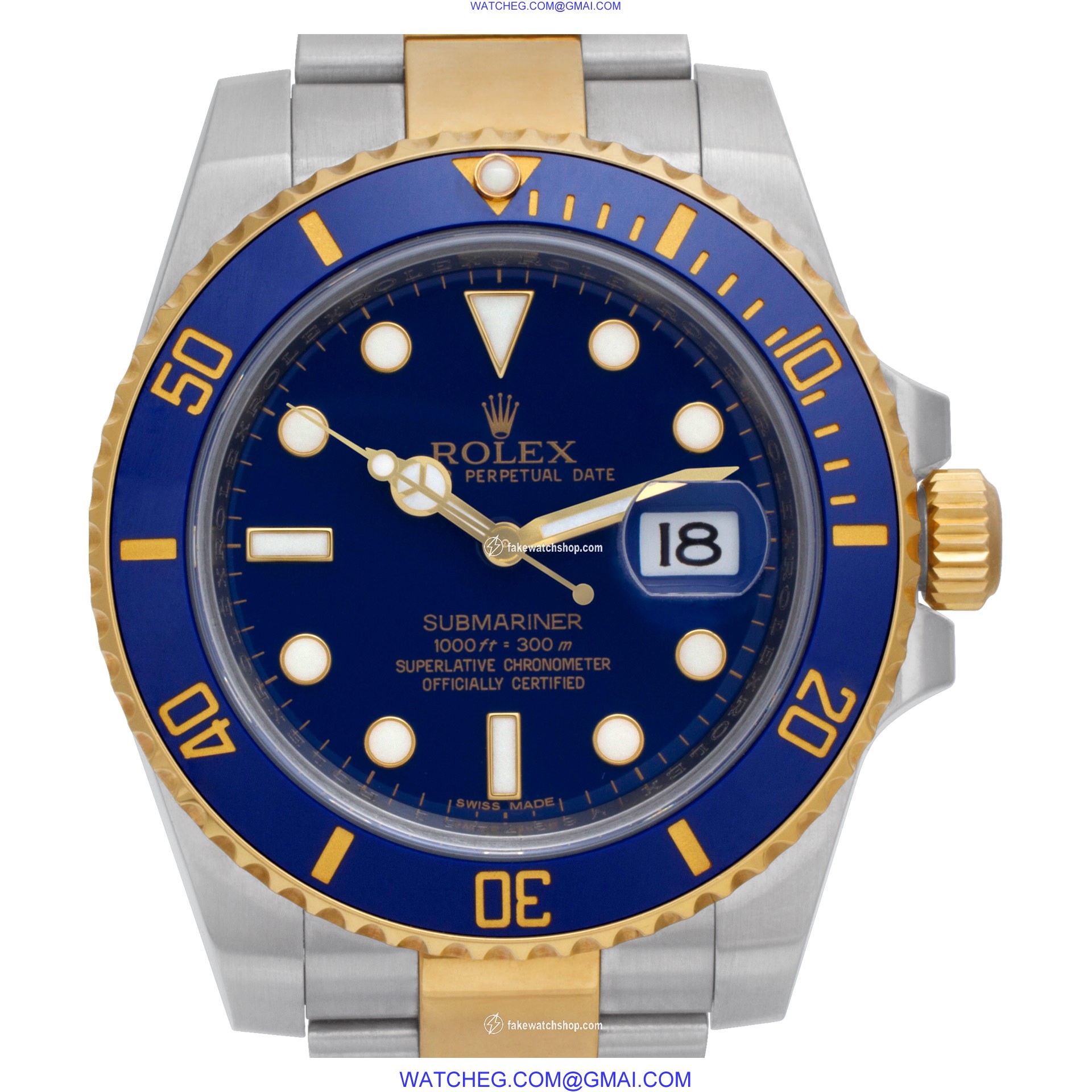 Rolex 116613 Submariner Automatic Male 18k gold & Stainless Steel