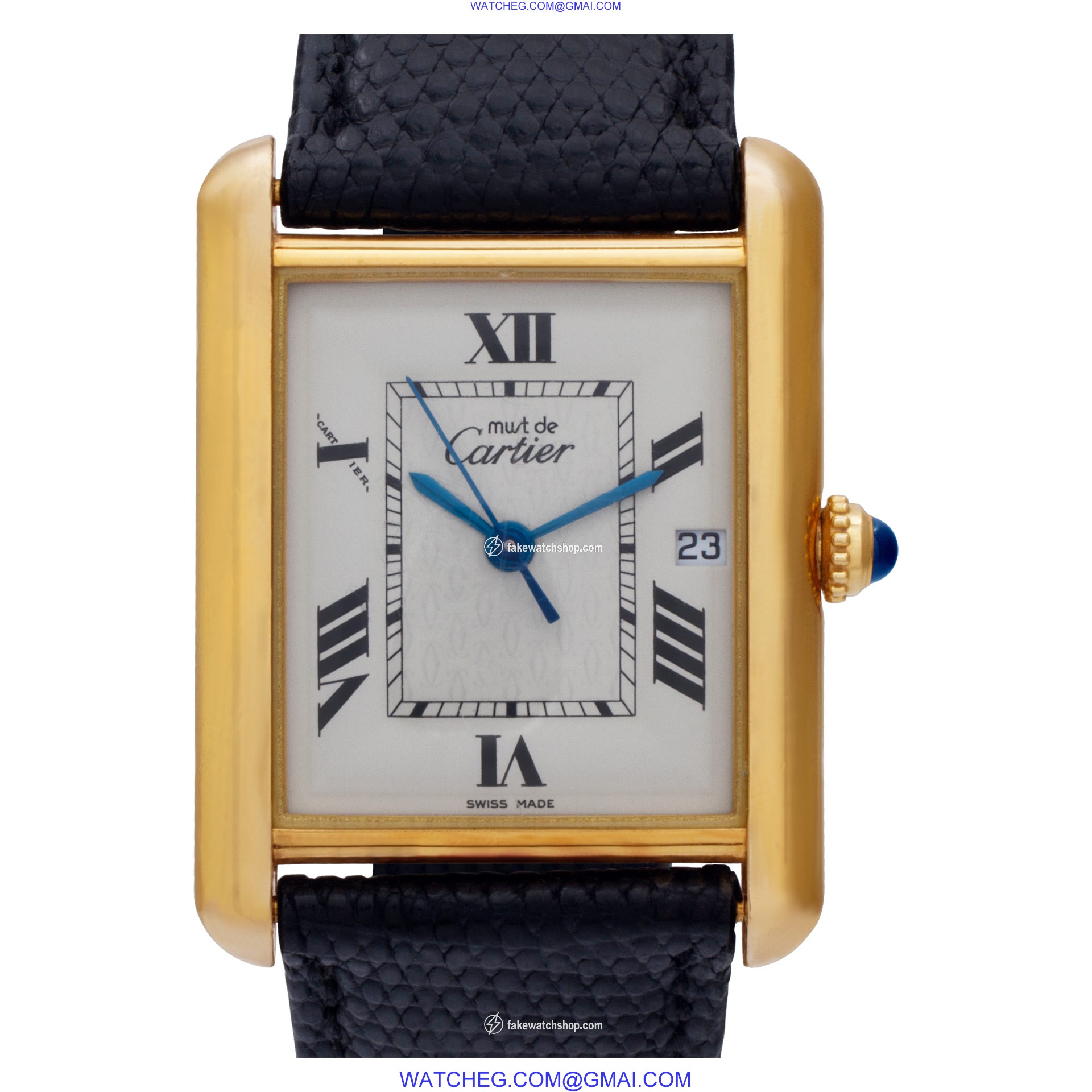 Cartier 2413 Tank Vermeil Quartz Unisex Vermeil
