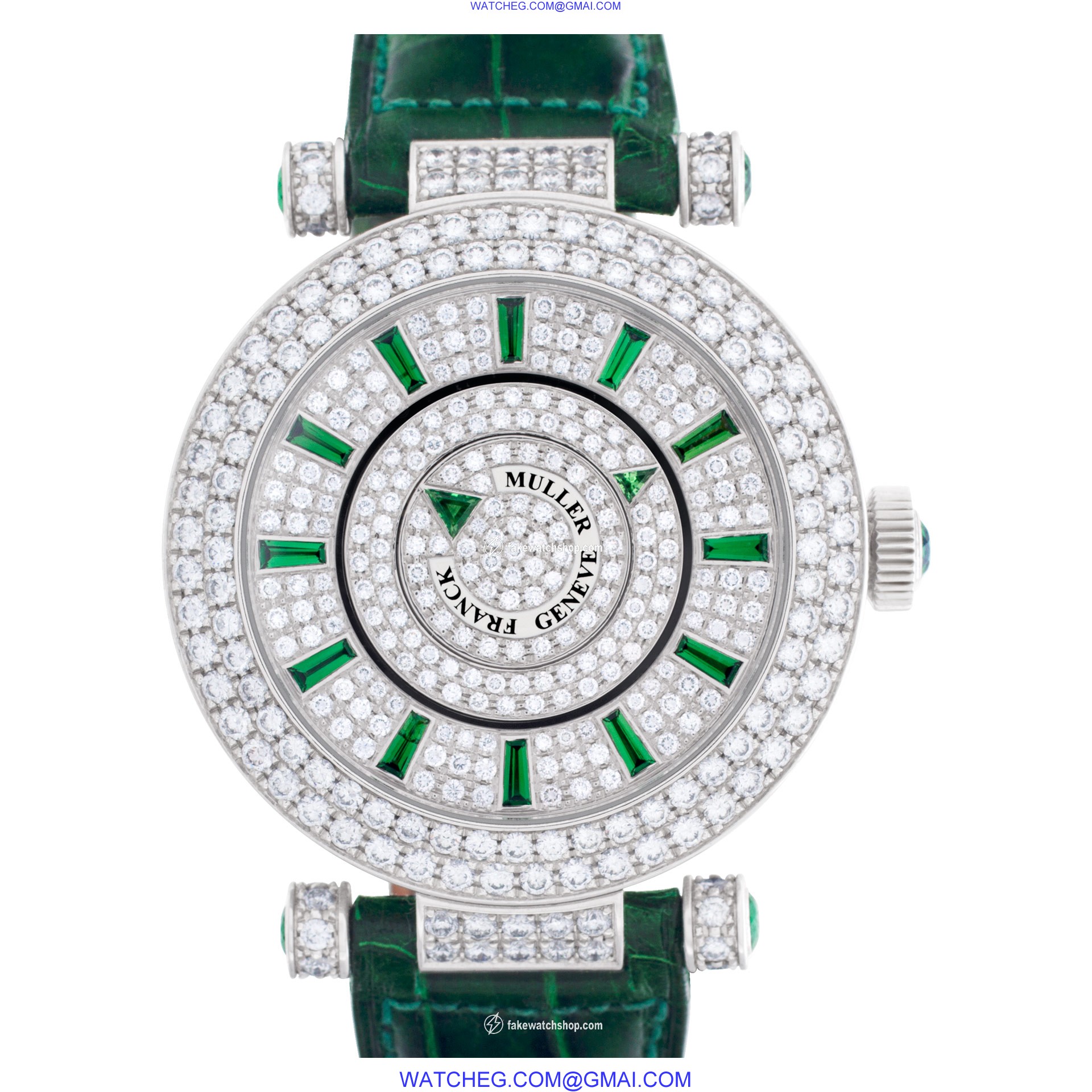 Franck Muller DM39D2RCD Double mystery Automatic Unisex 18k White Gold